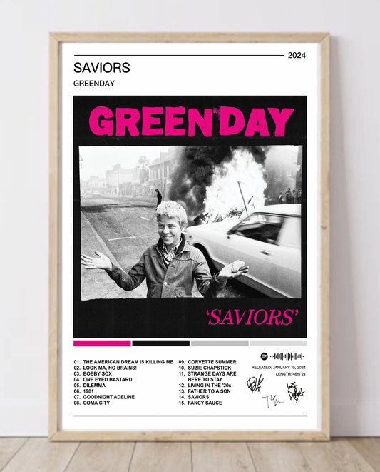 Greenday |  Saviors Album Poster