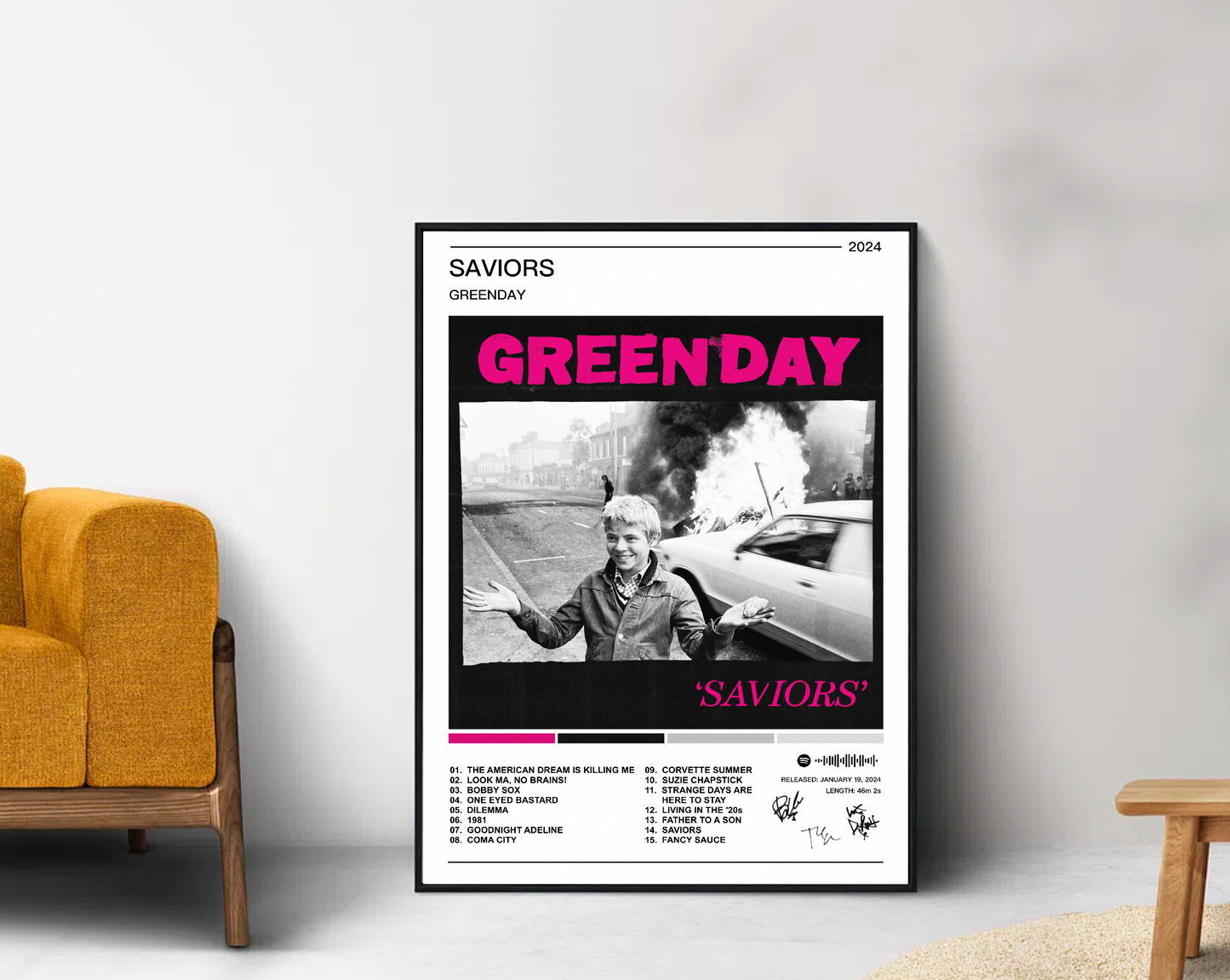 Greenday |  Saviors Album Poster