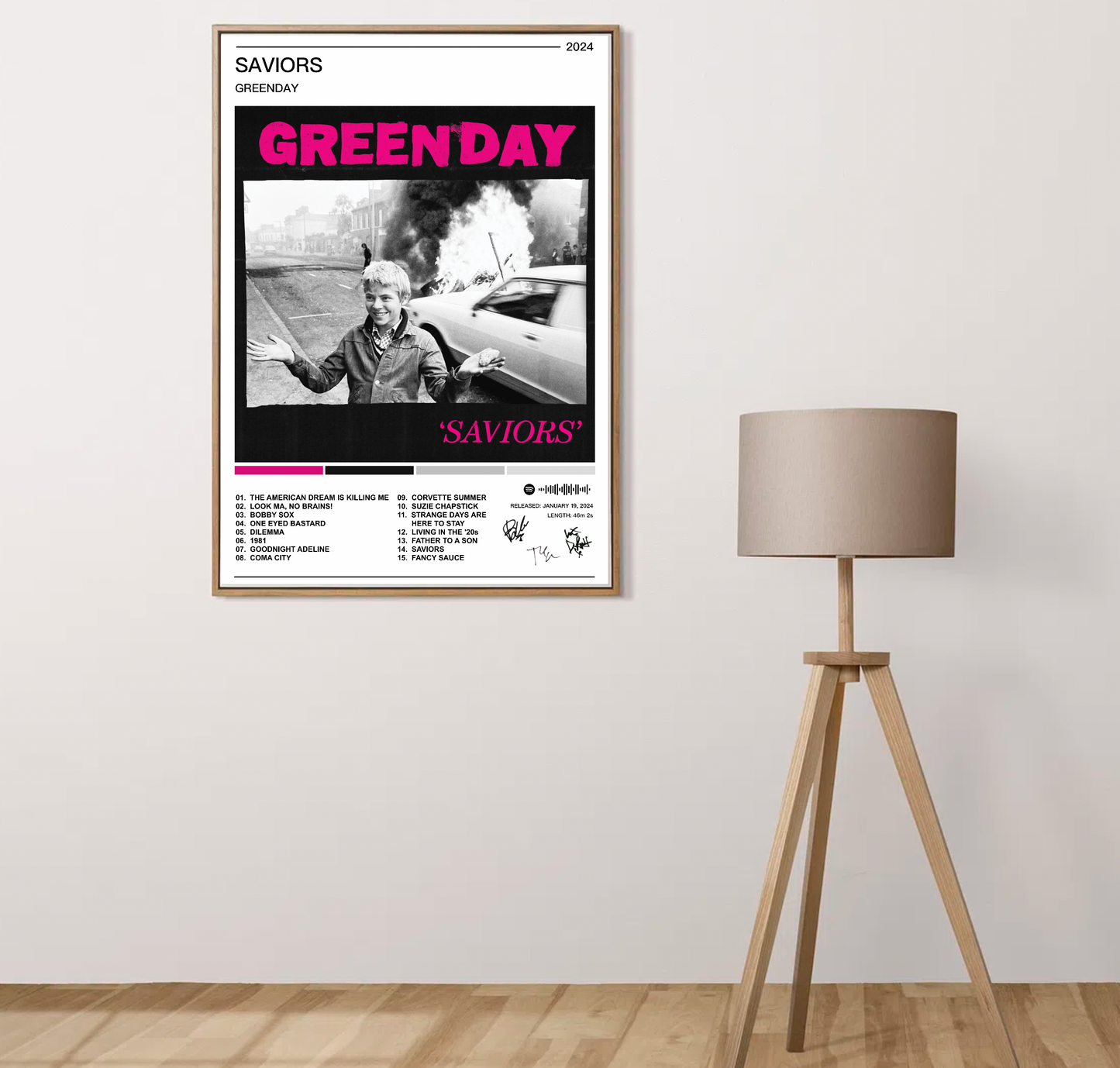 Greenday |  Saviors Album Poster