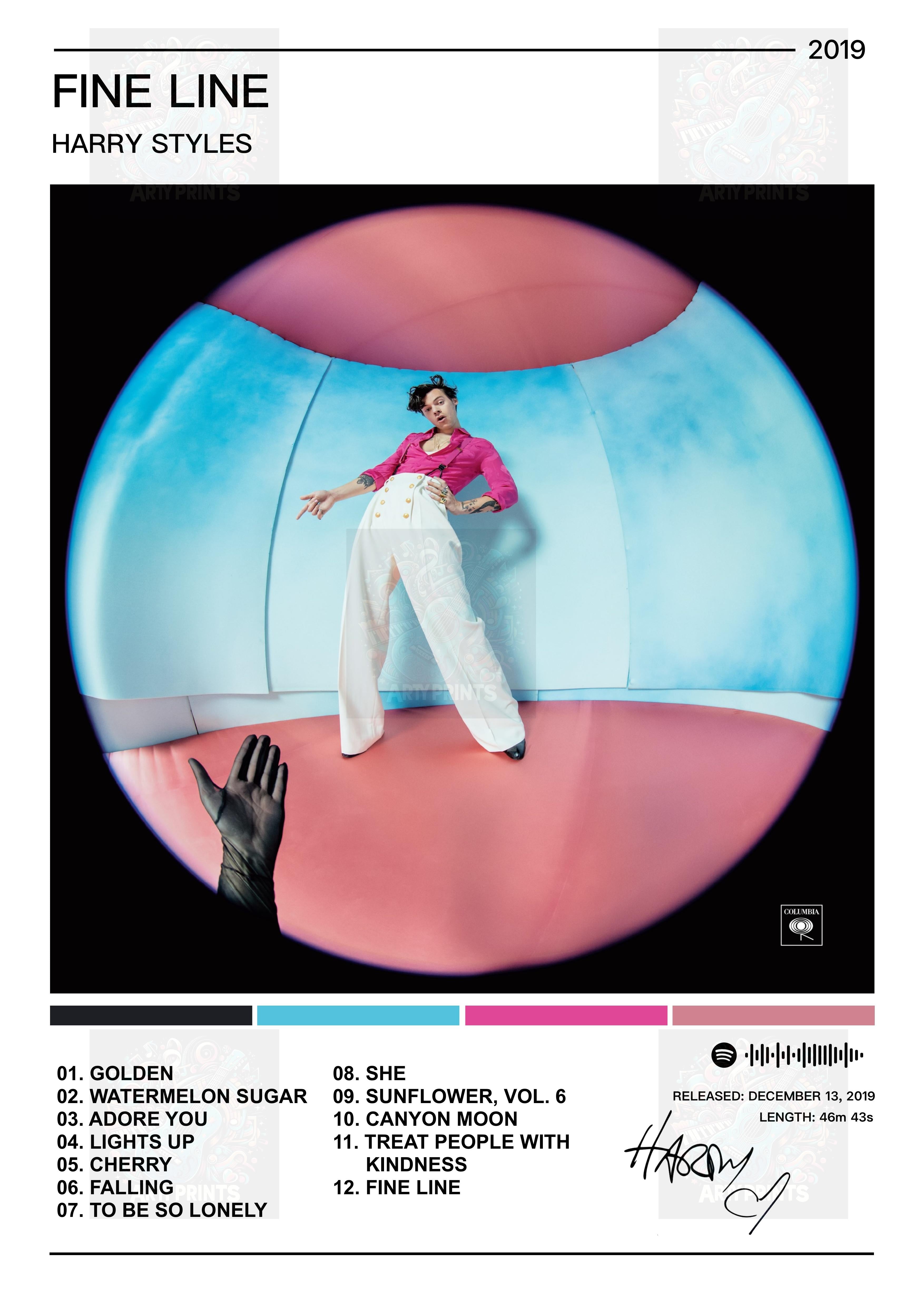 Harry Styles | Fine Line Album Poster – ArtyPrints