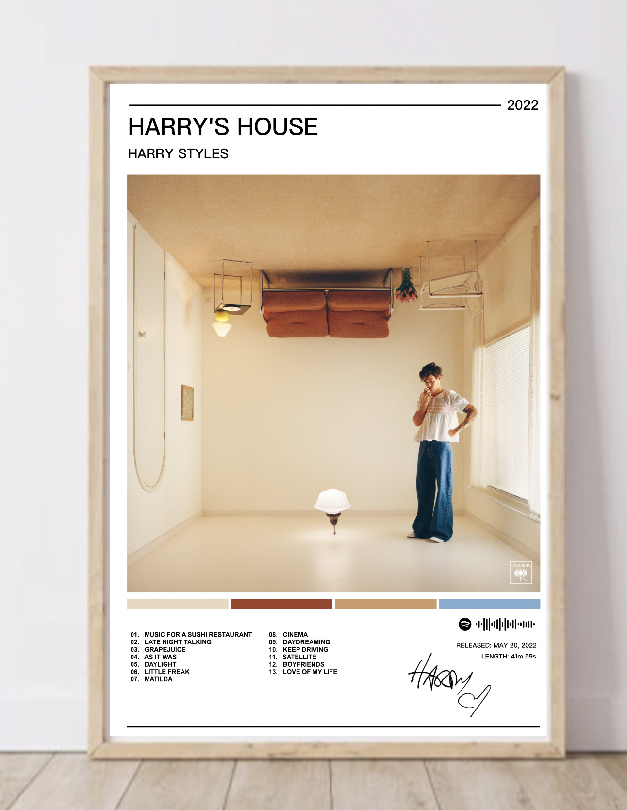 Harry Styles |  Harrys House Album Poster