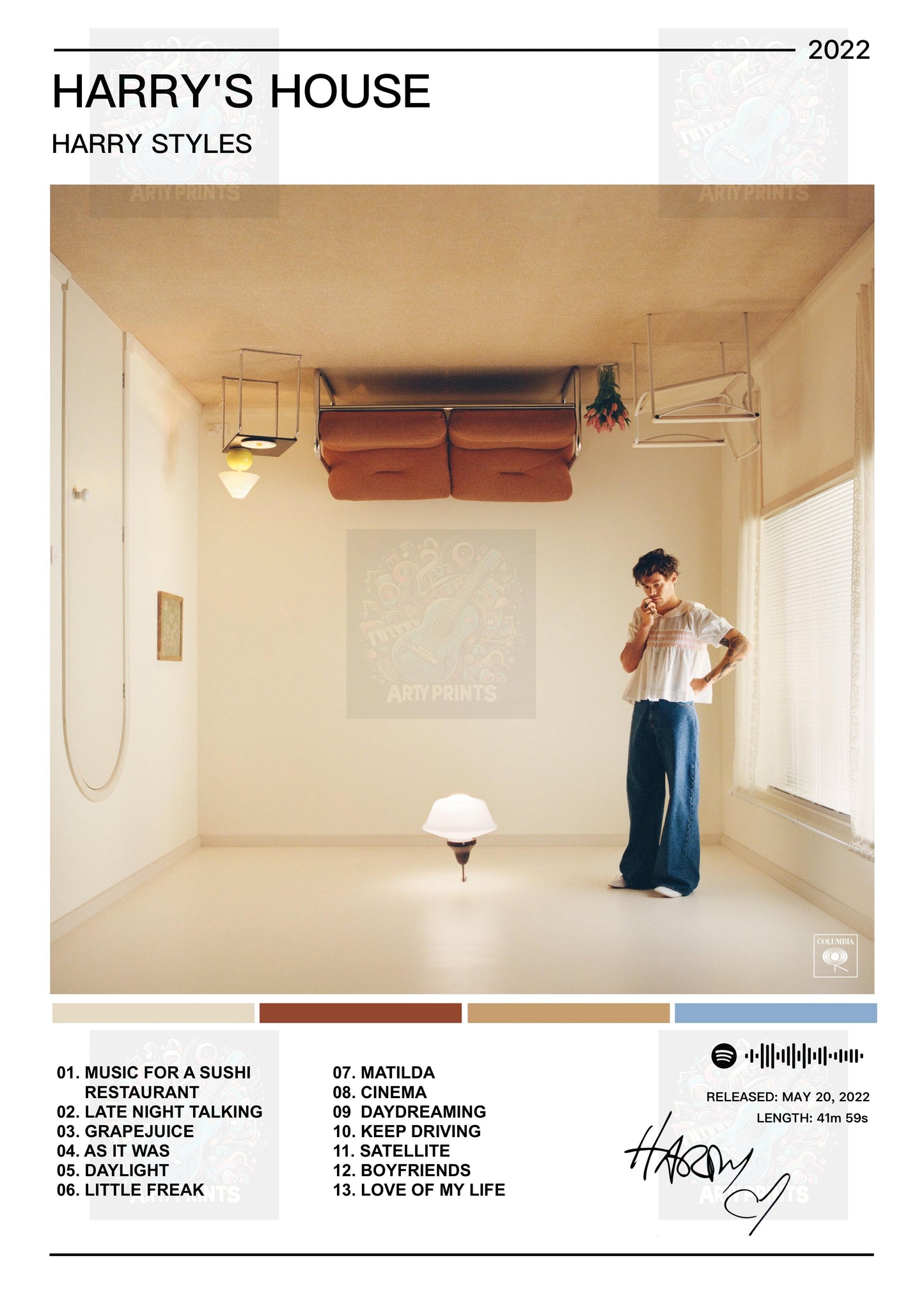 Harry Styles |  Harrys House Album Poster