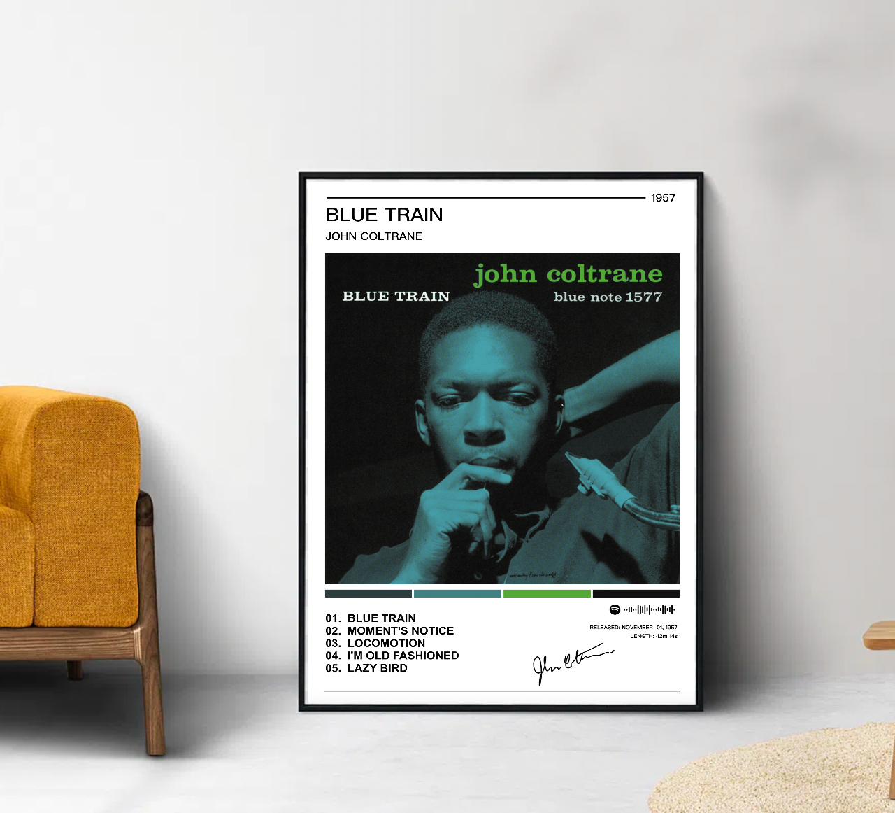 John Coltrane |  Blue Train Album Poster