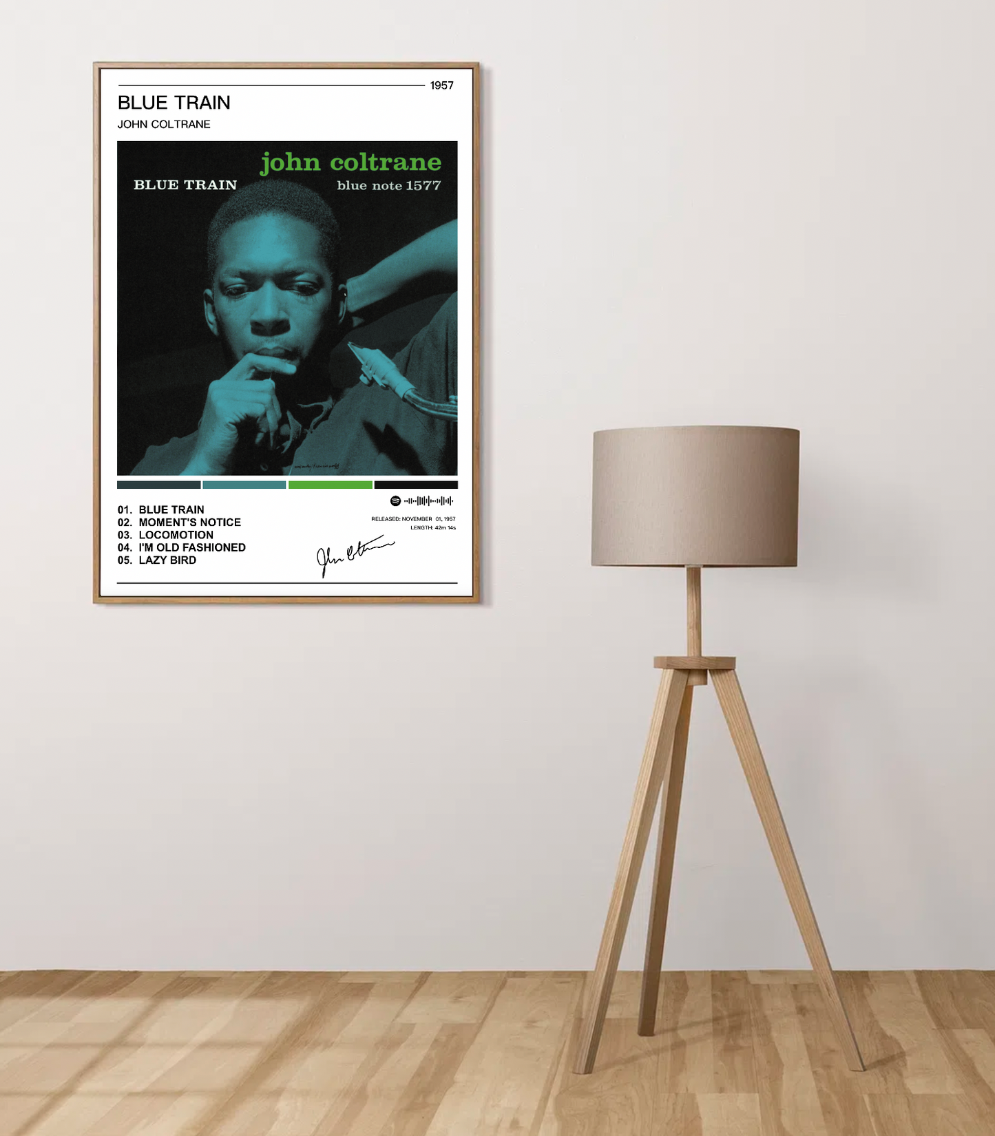 John Coltrane |  Blue Train Album Poster