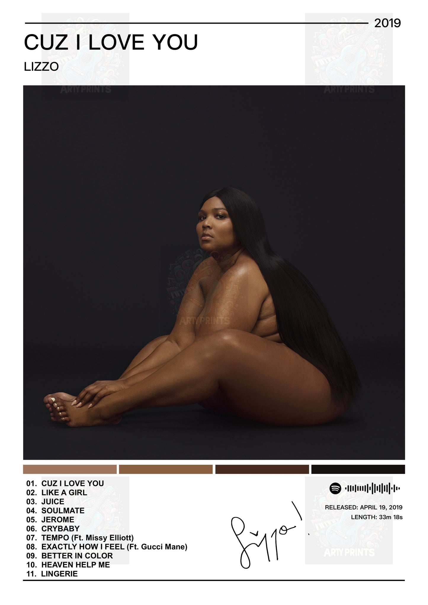 Lizzo | Cuz I Love You Album Poster