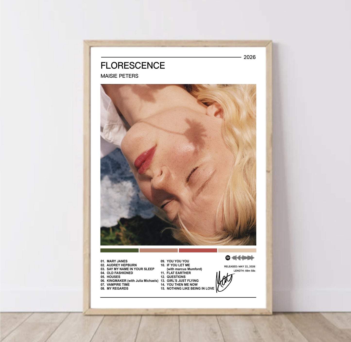 Maisie Peters |  Florescence Album Poster