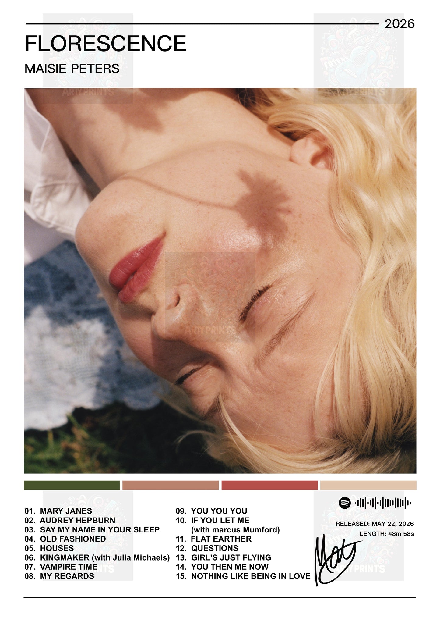 Maisie Peters |  Florescence Album Poster