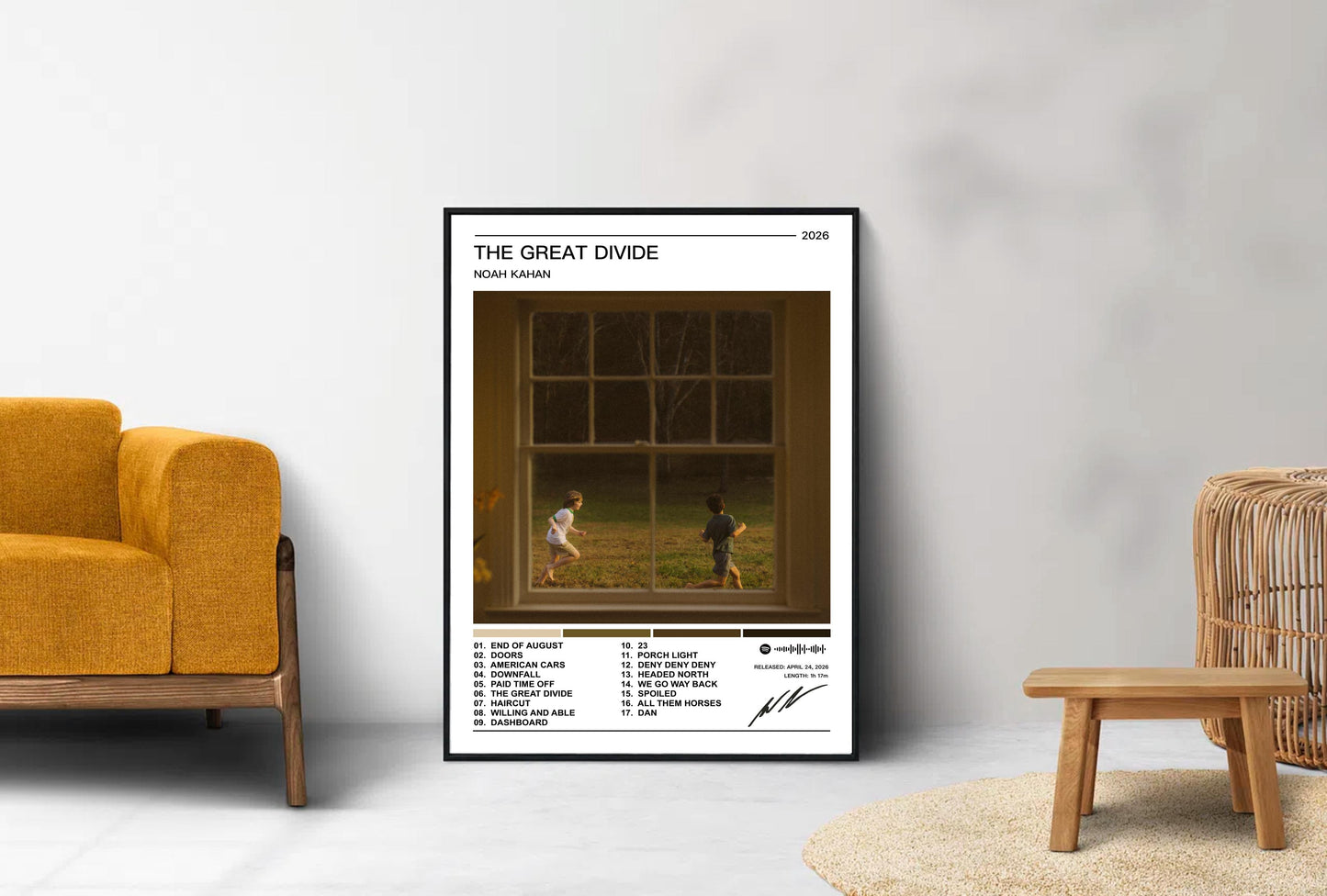 Noah Kahan | The Great Divide Album Poster