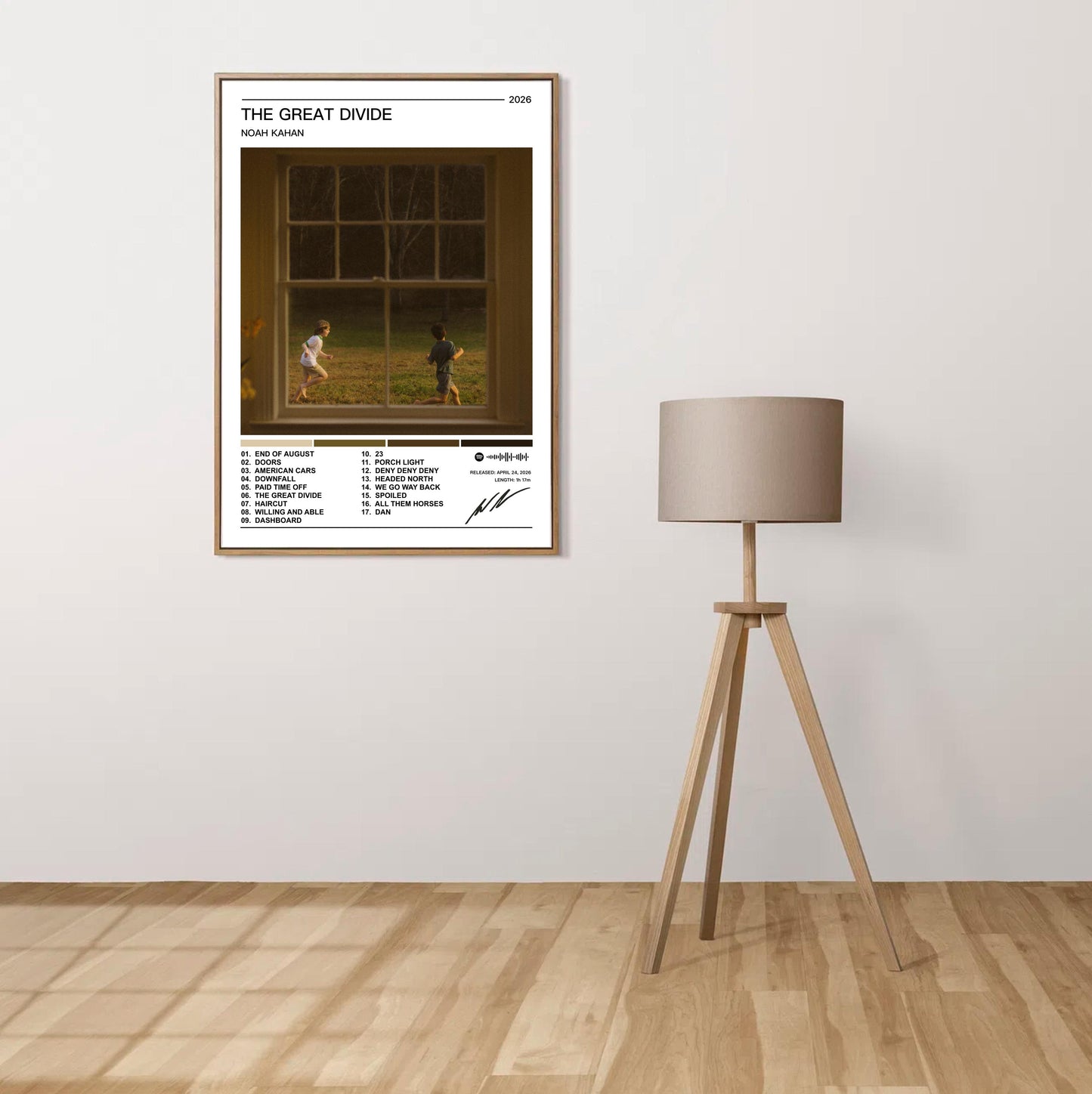 Noah Kahan | The Great Divide Album Poster