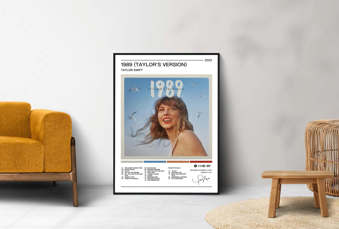 Taylor Swift |  1989 (Taylors Version) Album Poster