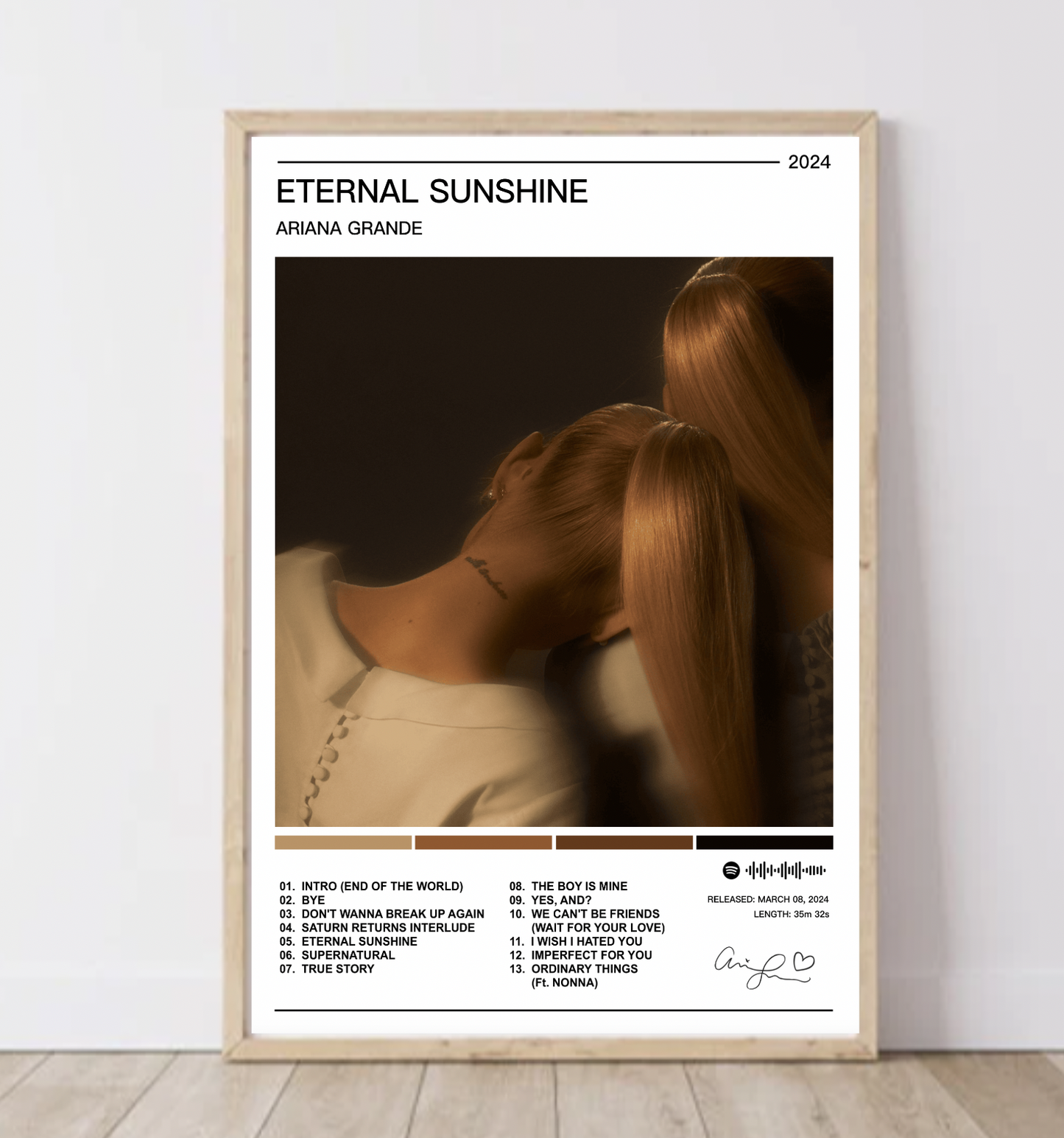 Ariana Grande |  Eternal Sunshine Album Poster