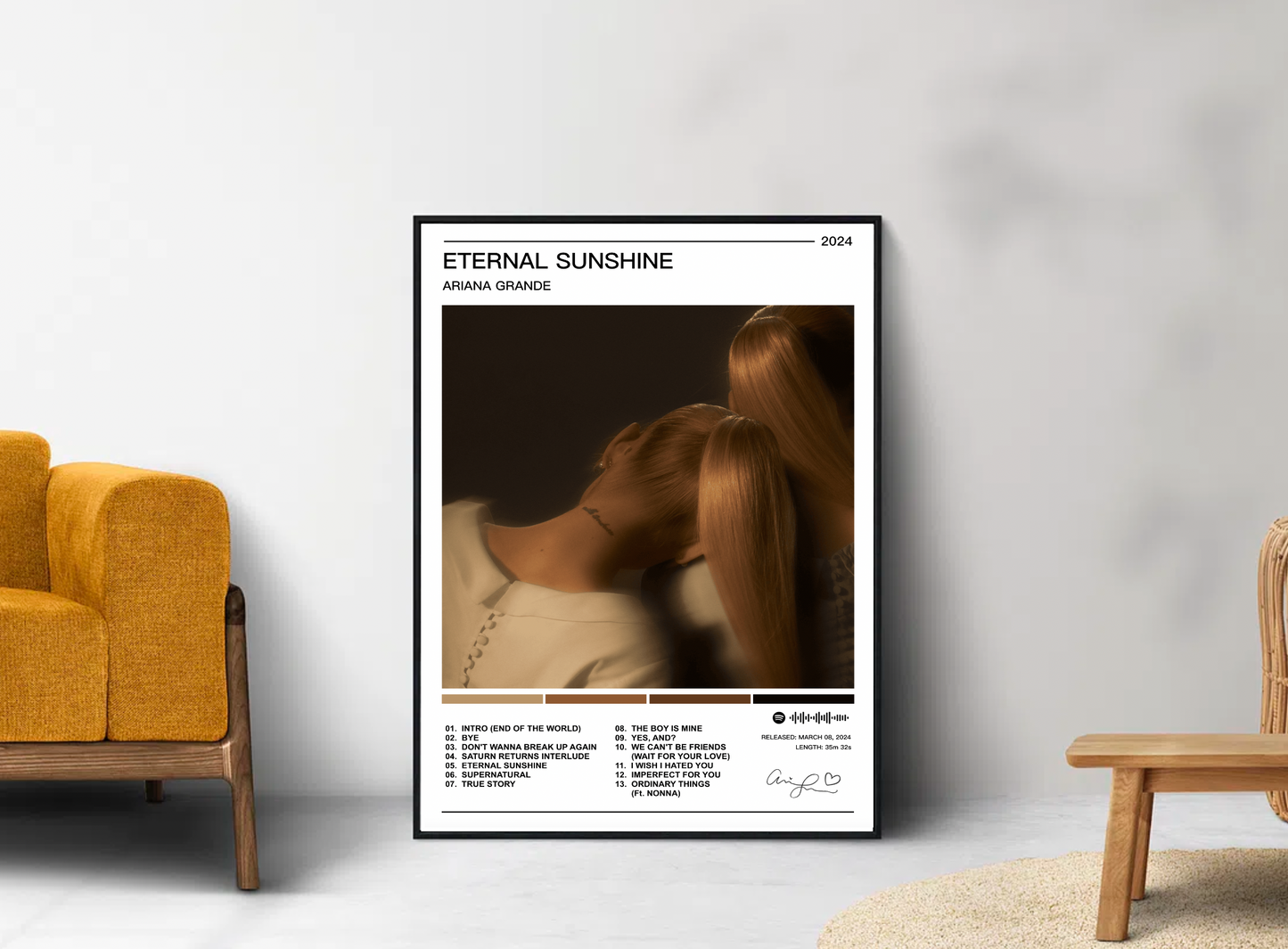 Ariana Grande |  Eternal Sunshine Album Poster