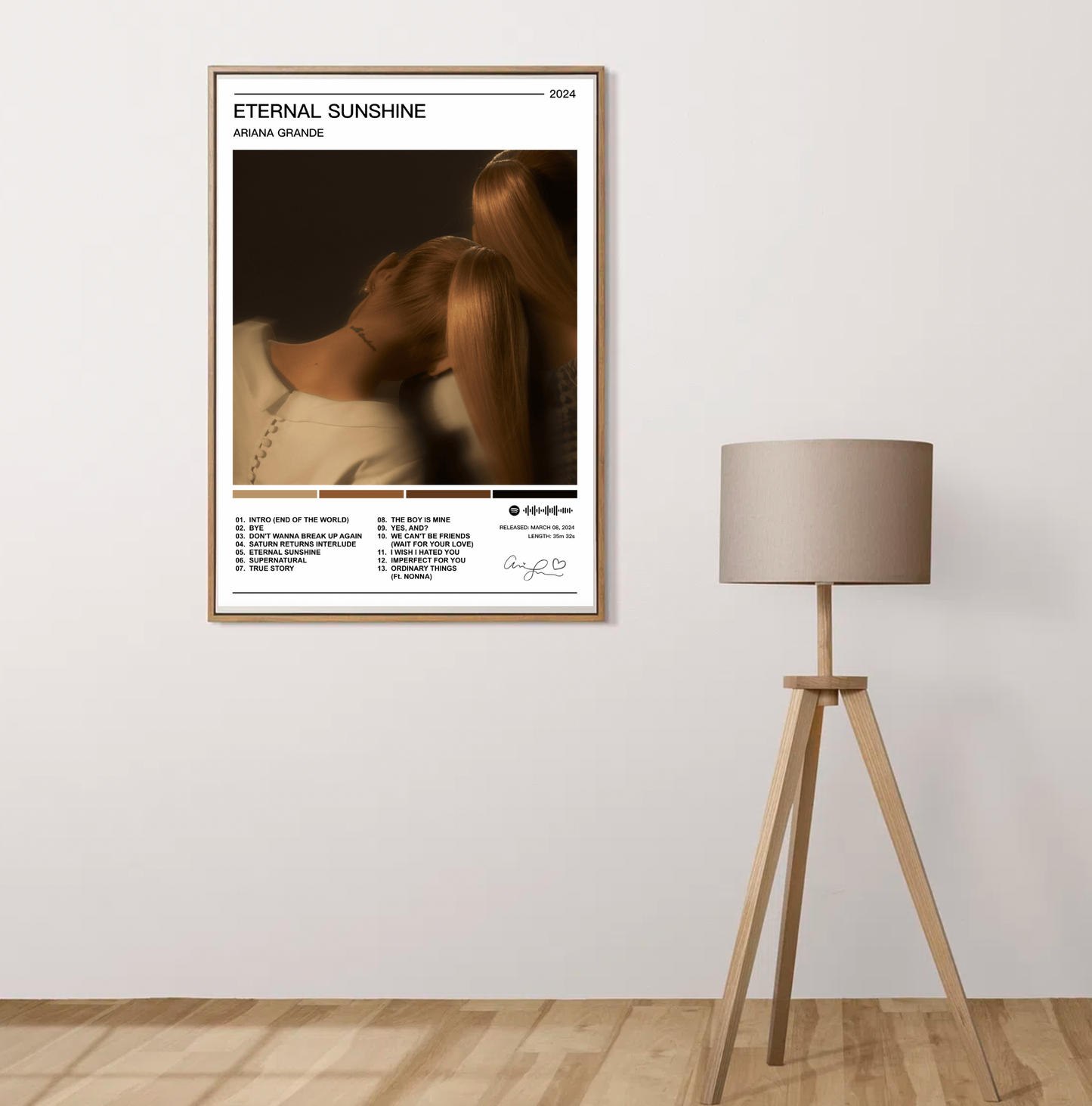 Ariana Grande |  Eternal Sunshine Album Poster