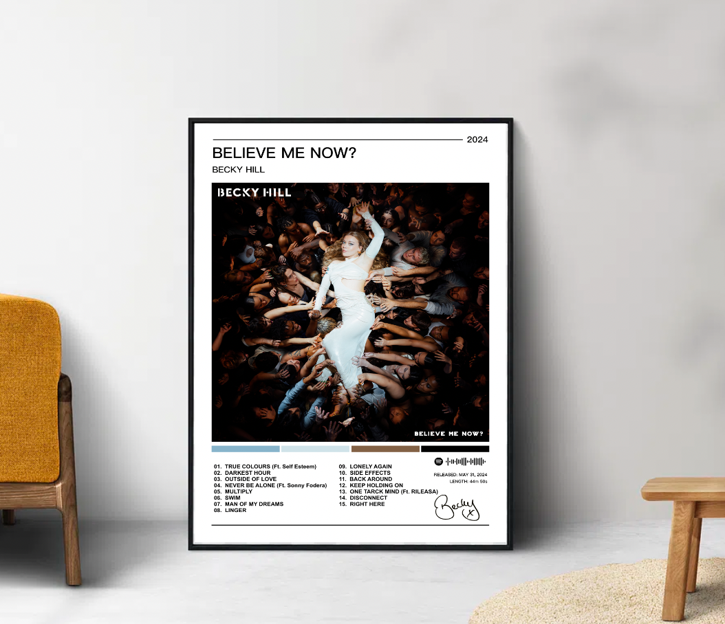 Becky Hill |  Believe Me Now? Album Poster