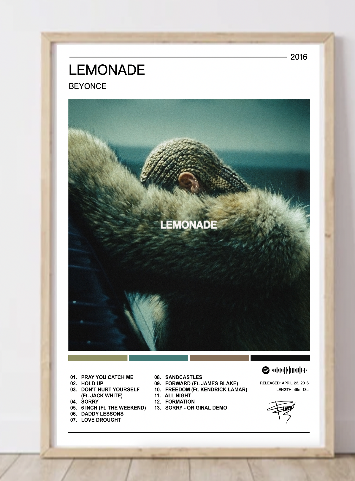 Beyonce | Lemonade Album Poster
