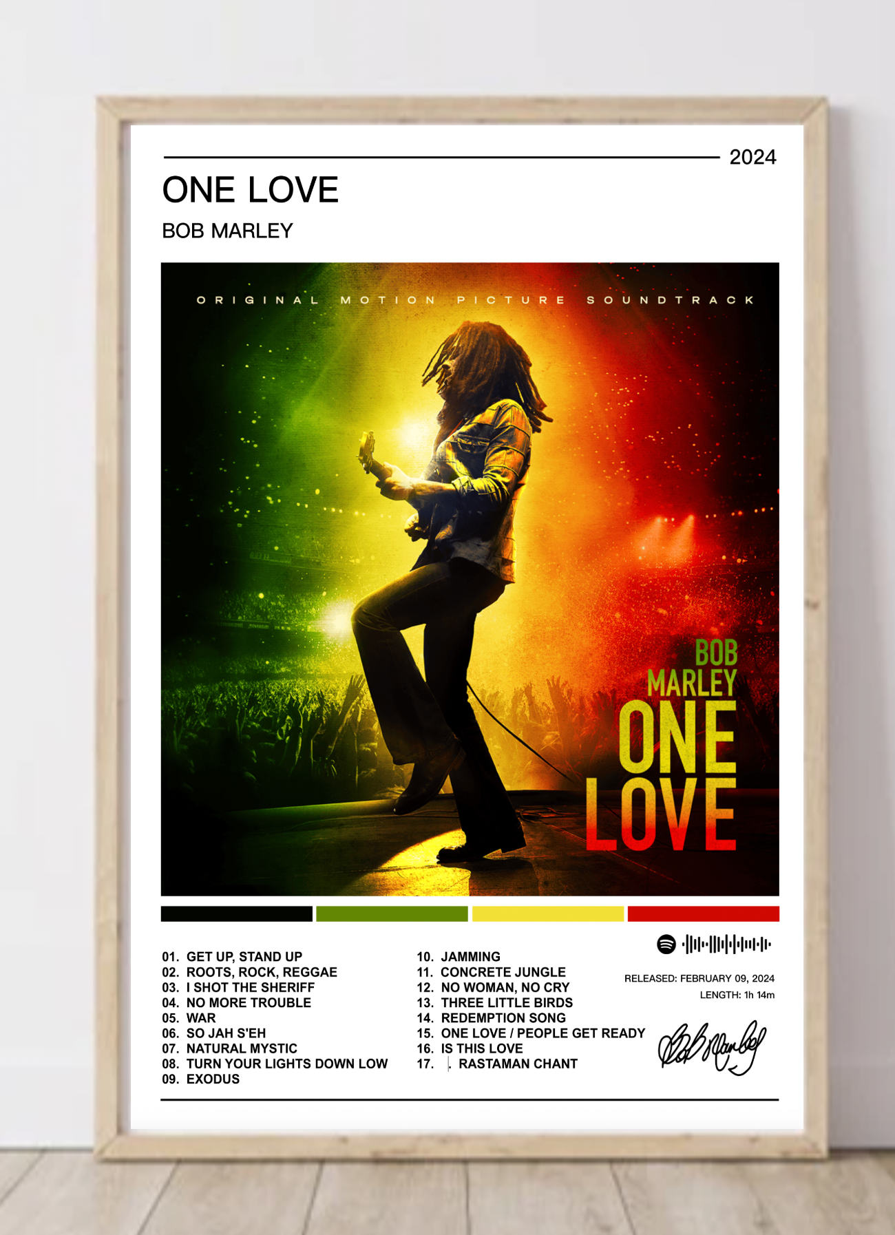 Bob Marley |  One Love Album Poster