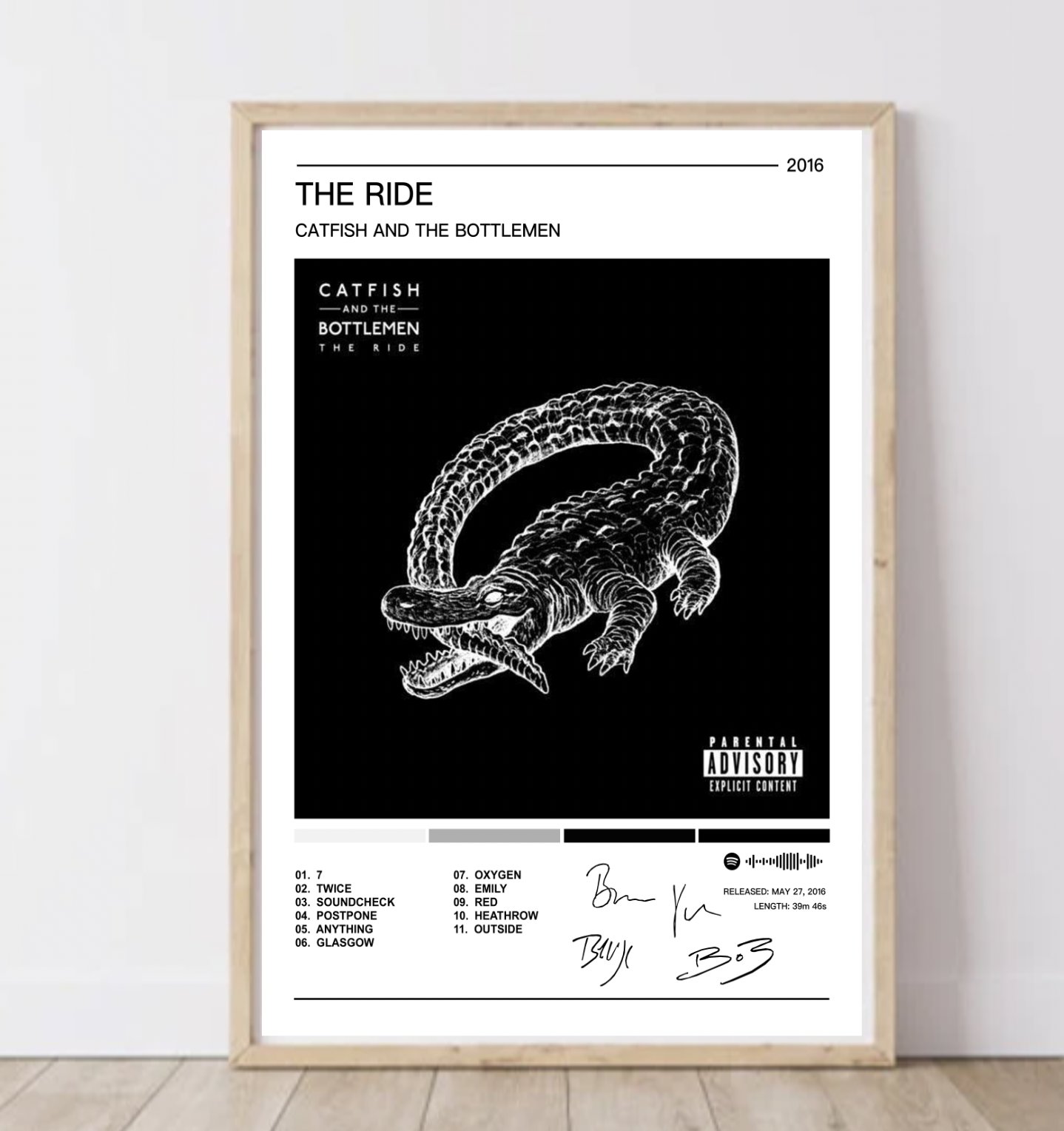Catfish and the Bottlemen | The Ride Album Poster