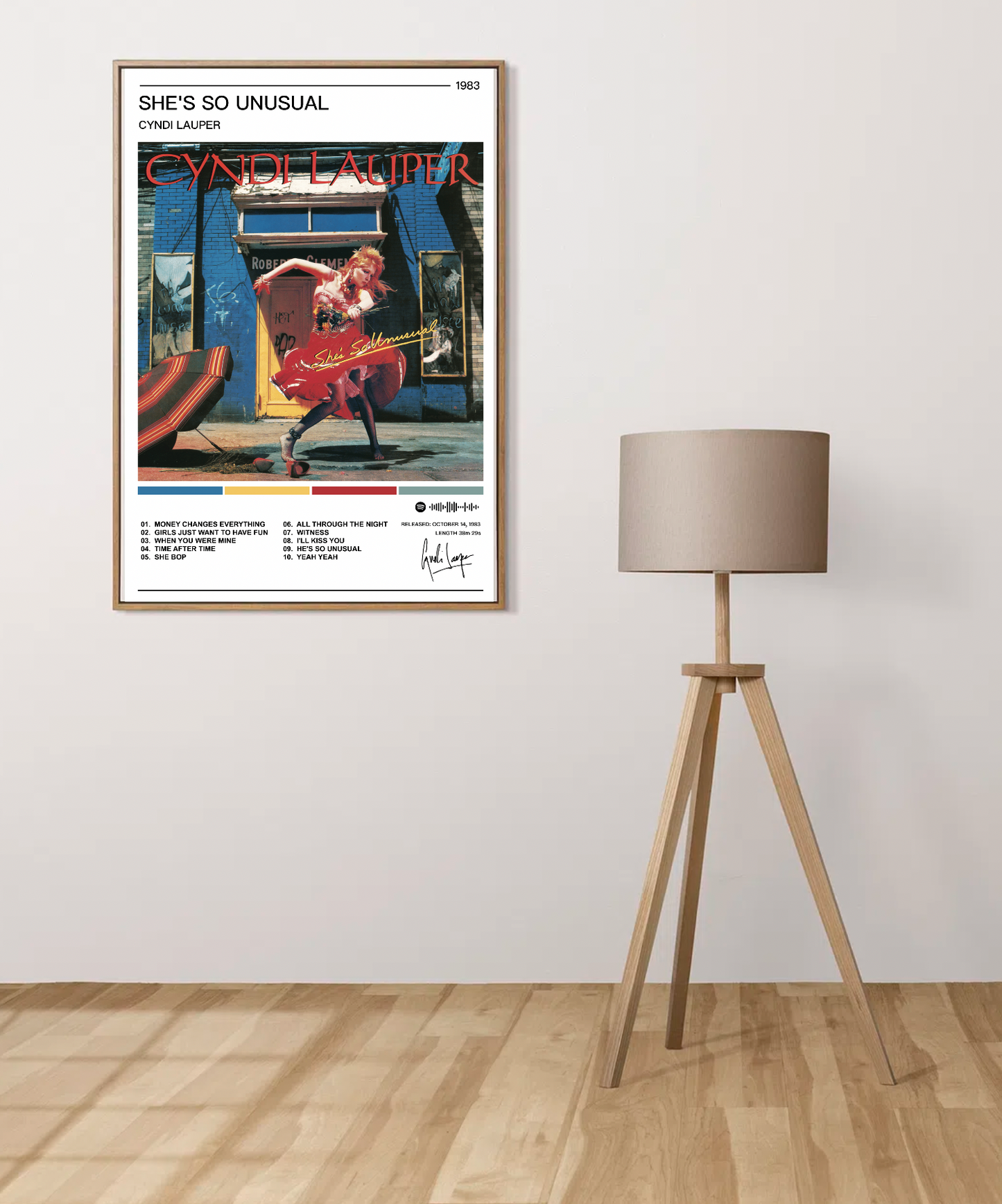 Cyndi Lauper |  She's So Unusual Album Poster