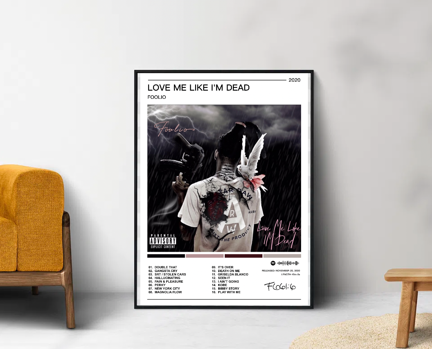Foolio |  Love Me Like I'm Dead Album Poster