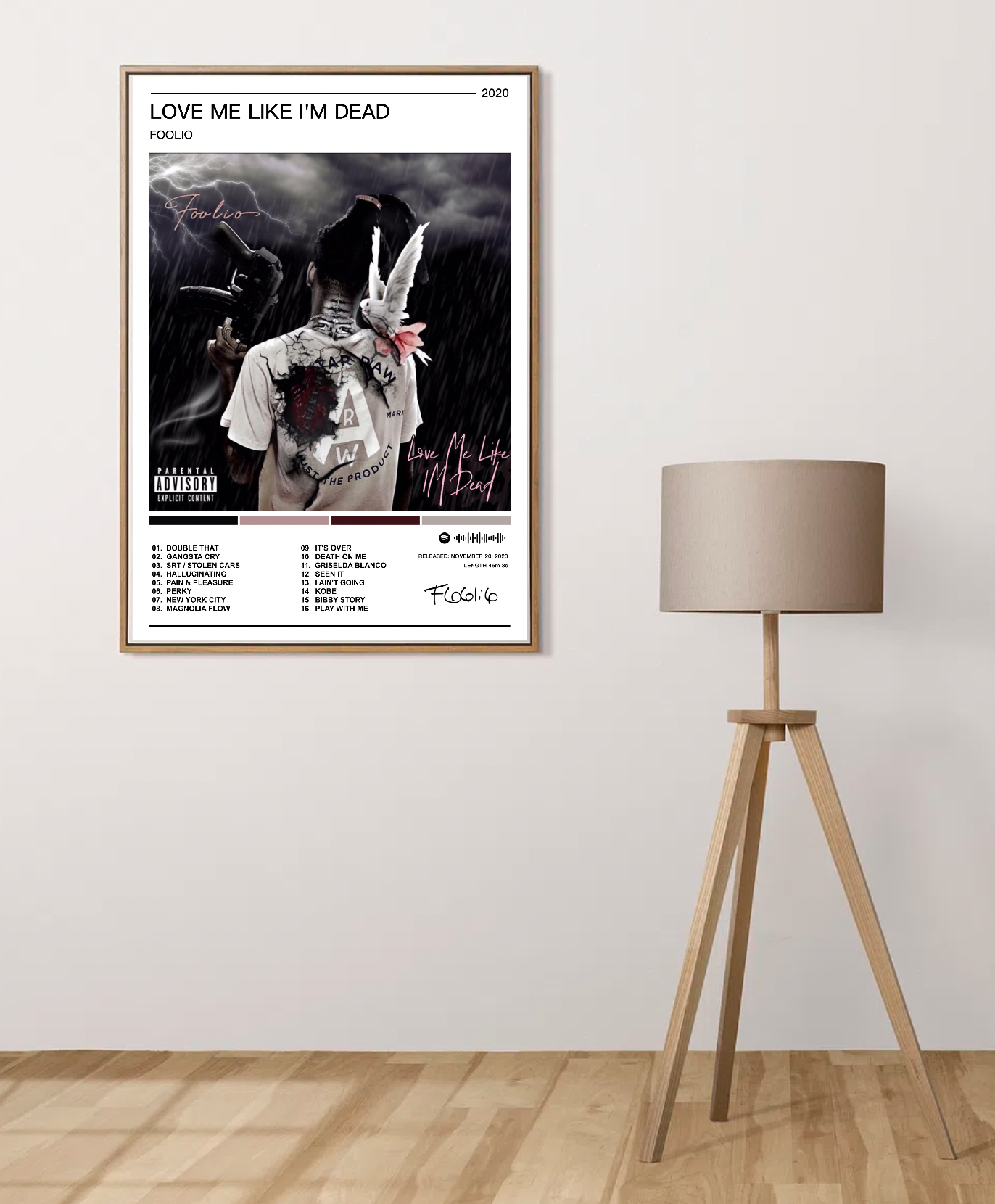 Foolio |  Love Me Like I'm Dead Album Poster