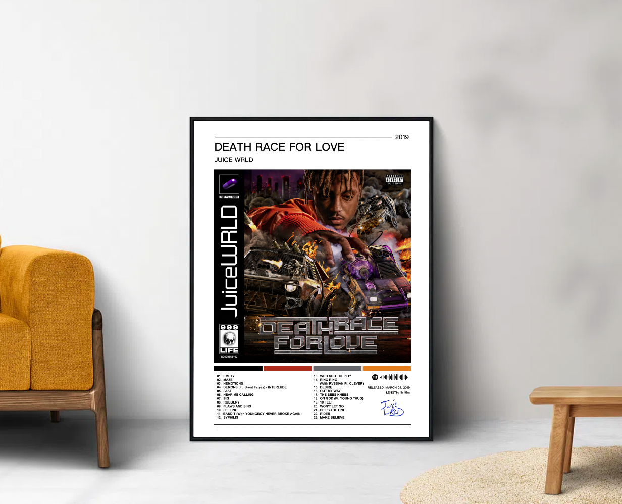 Juice Wrld |  Death Race For Love Album Poster