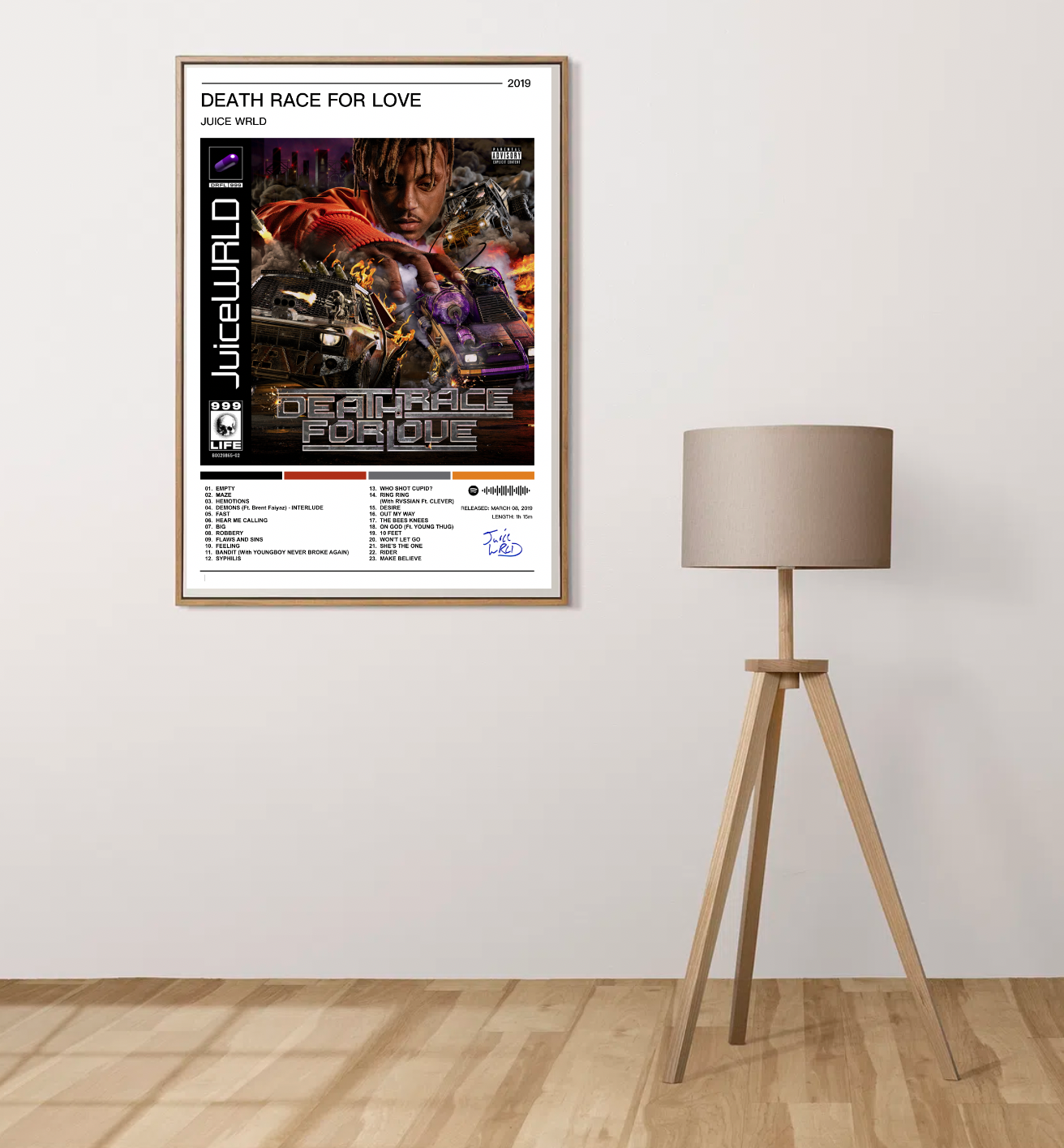 Juice Wrld |  Death Race For Love Album Poster