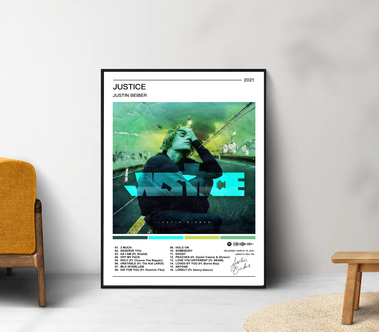 Justin Beiber | Justice Album Poster