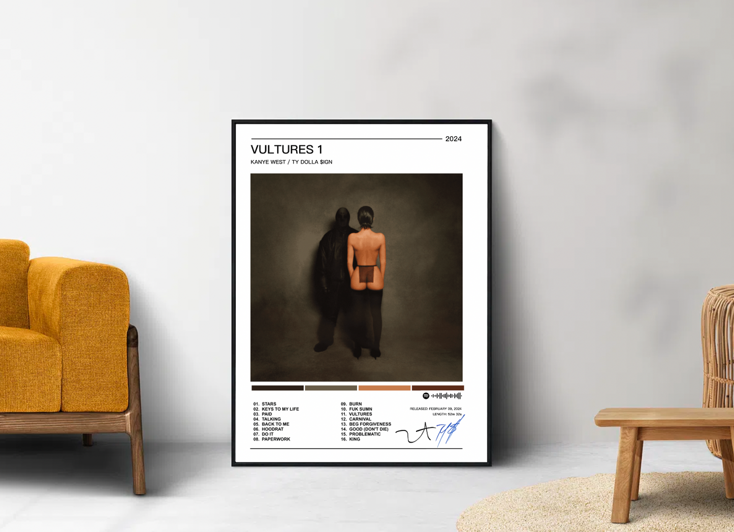 Kanye West | Vultures Album Poster