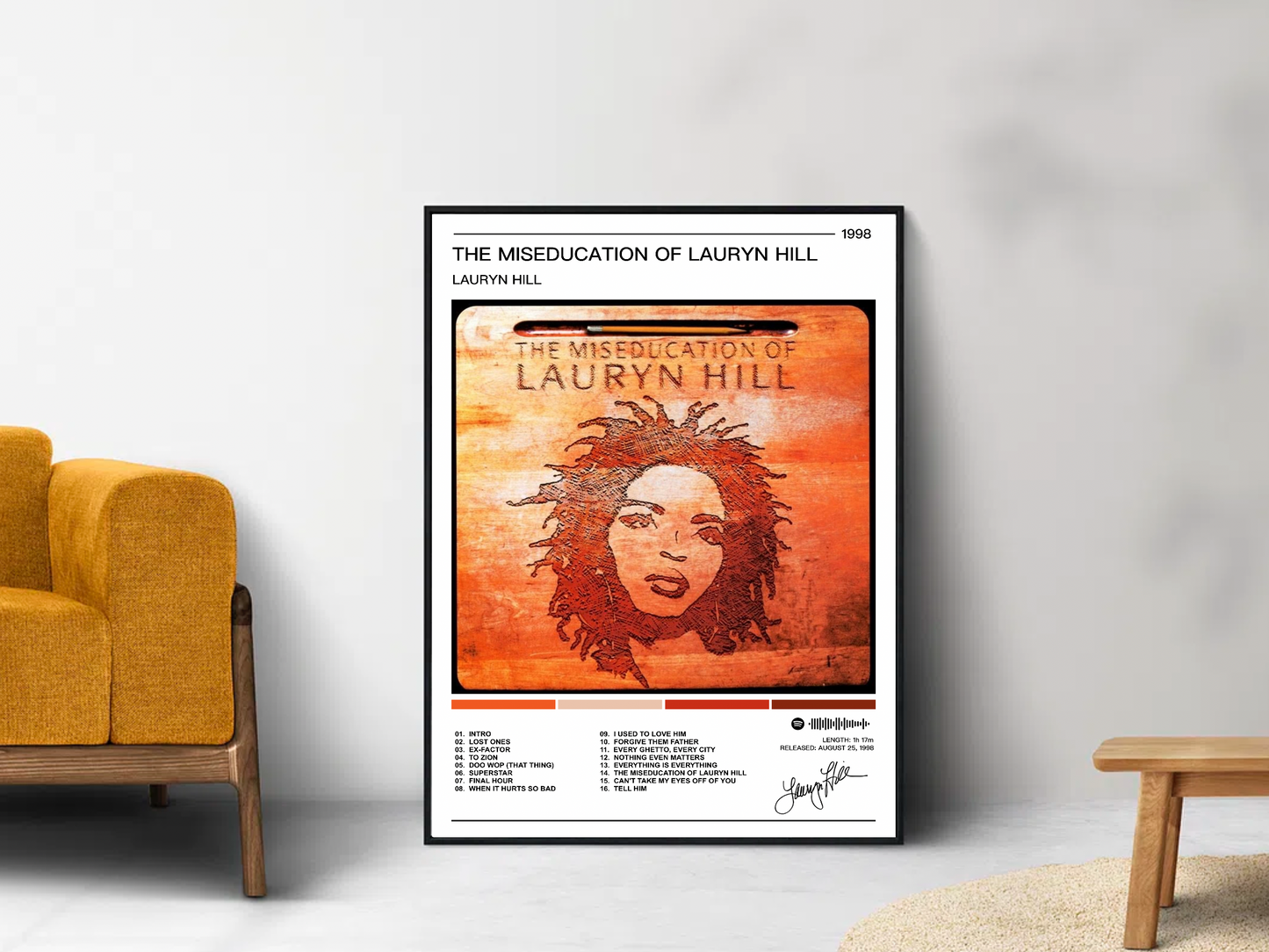 Lauryn Hill | The Miseducation of Lauryn Hill Album Poster