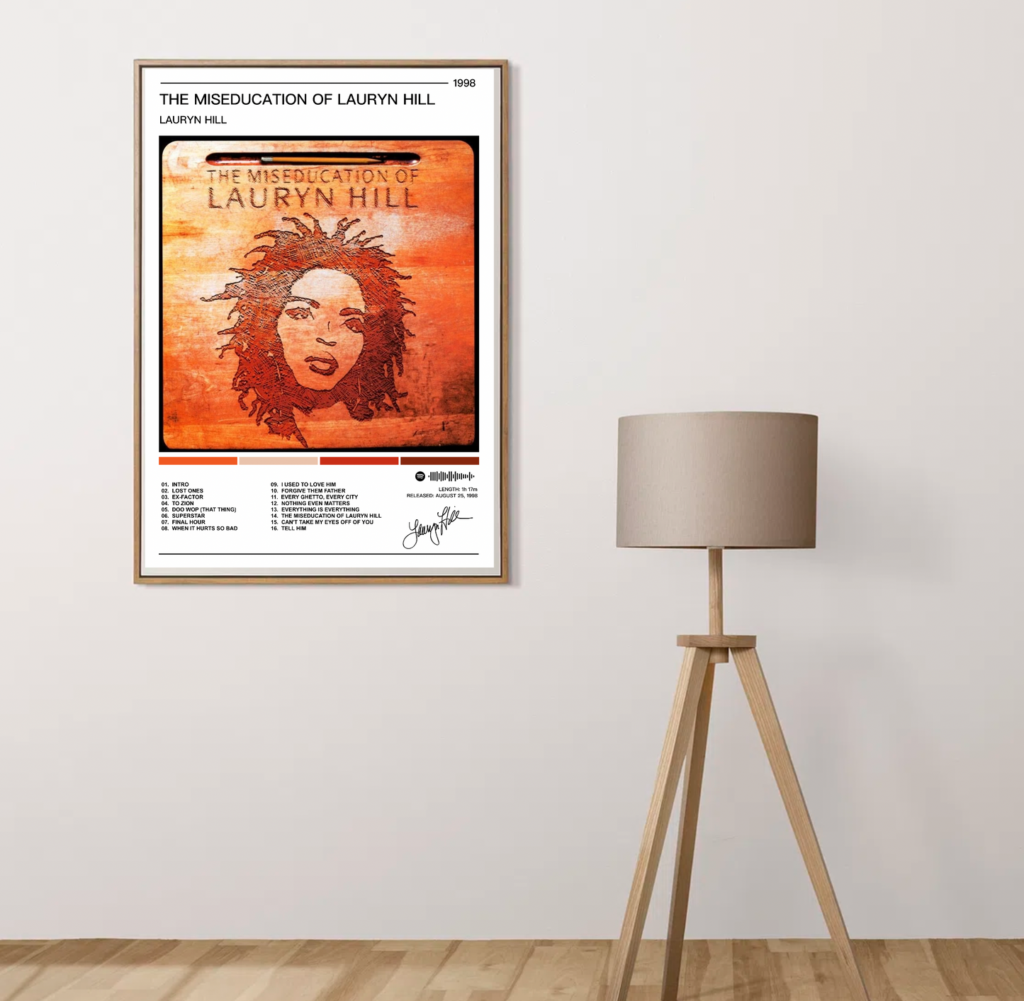 Lauryn Hill | The Miseducation of Lauryn Hill Album Poster