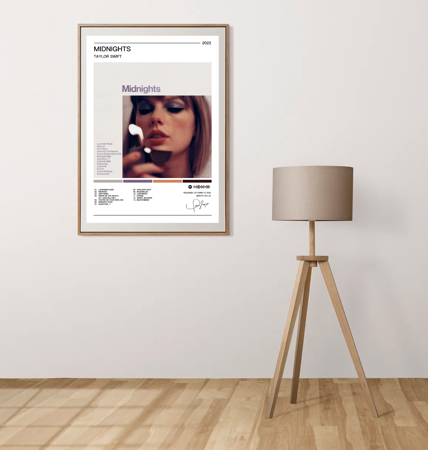 Taylor Swift | Midnights Album Poster