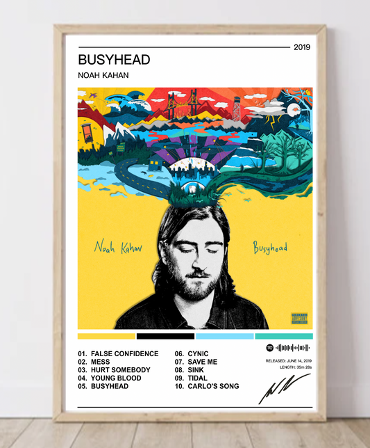 Noah Kahan | Busyhead Album Poster