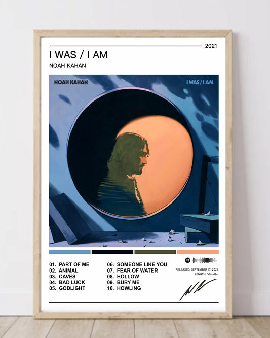 Noah Kahan | I Was / I Am Album Poster