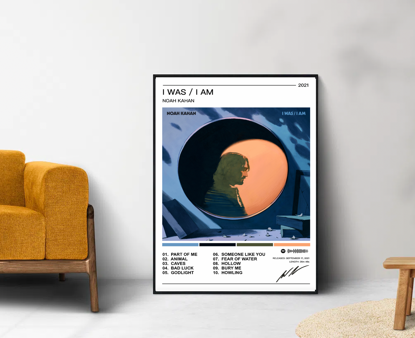 Noah Kahan | I Was / I Am Album Poster