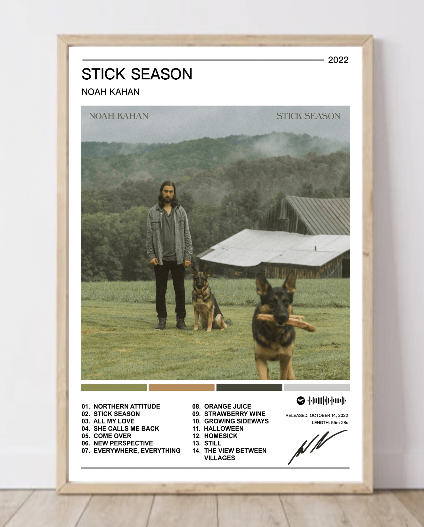 Noah Kahan | Stick Season Album Poster