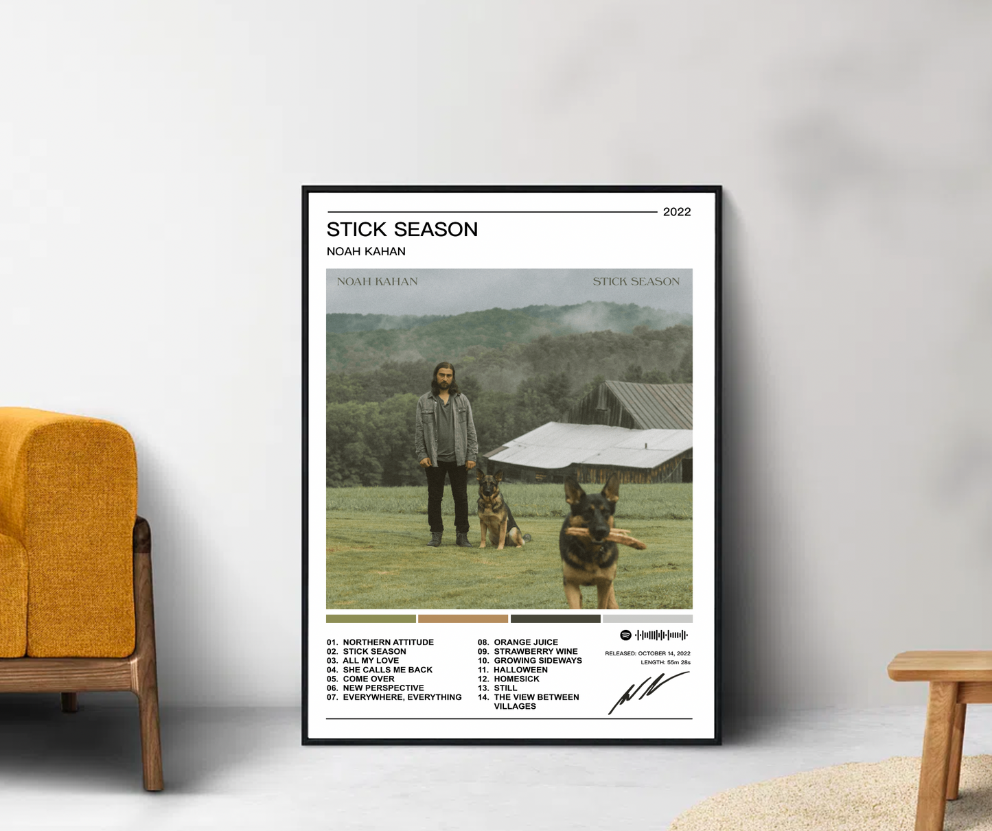 Noah Kahan | Stick Season Album Poster