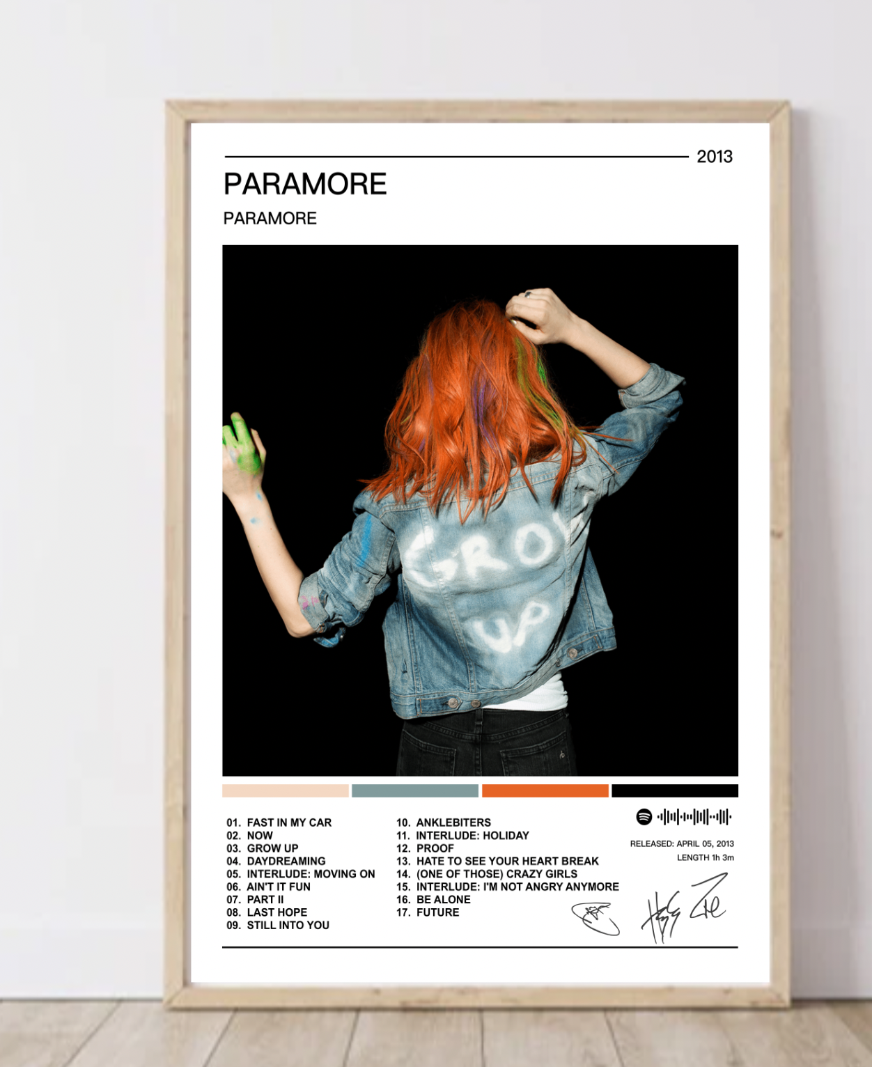 Paramore | Paramore Album Poster