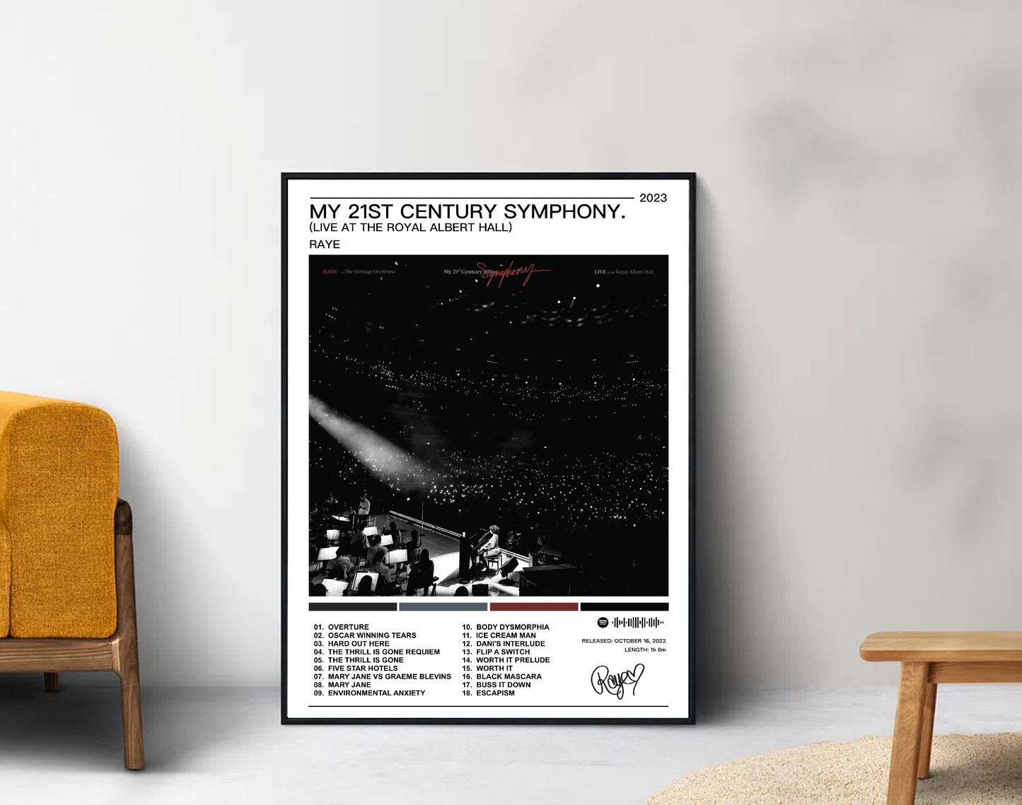 Raye | My 21st Century Symphony (Live at the Royal Albert Hall) Album Poster