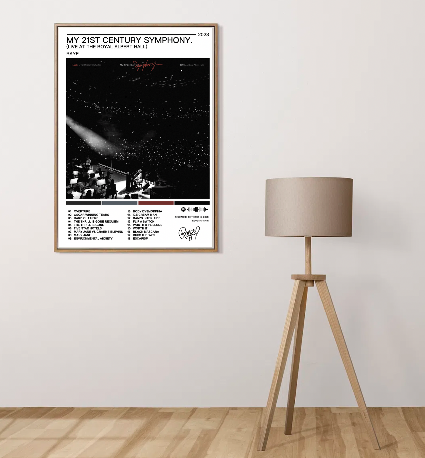 Raye | My 21st Century Symphony (Live at the Royal Albert Hall) Album Poster