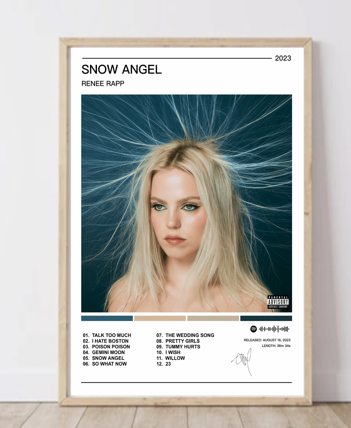 Renee Rapp |  Snow Angel Album Poster