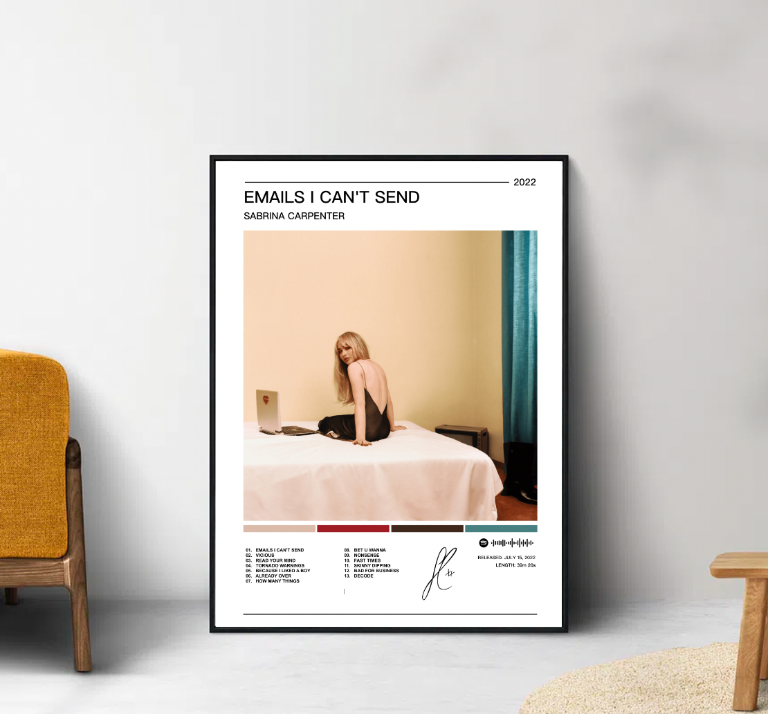 Sabrina Carpenter |  Emails I Can't Send Album Poster