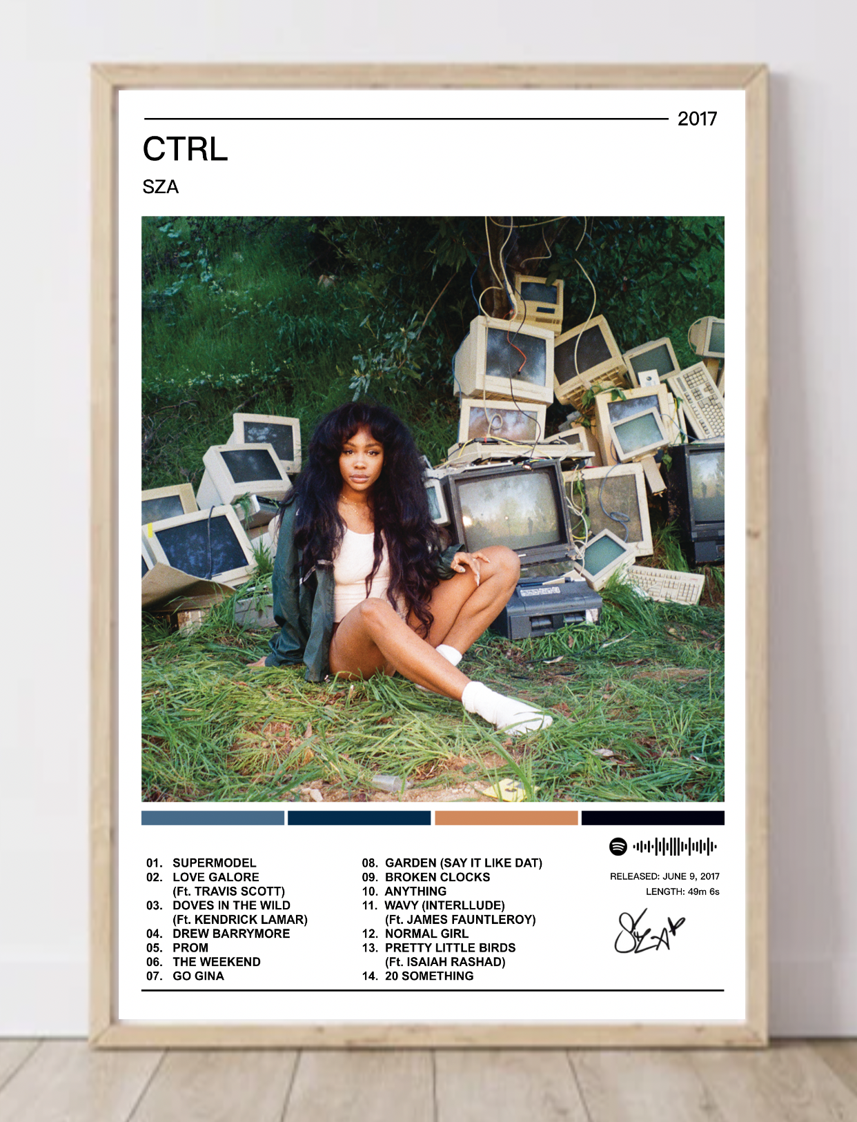 SZA |  CTRL Album Poster