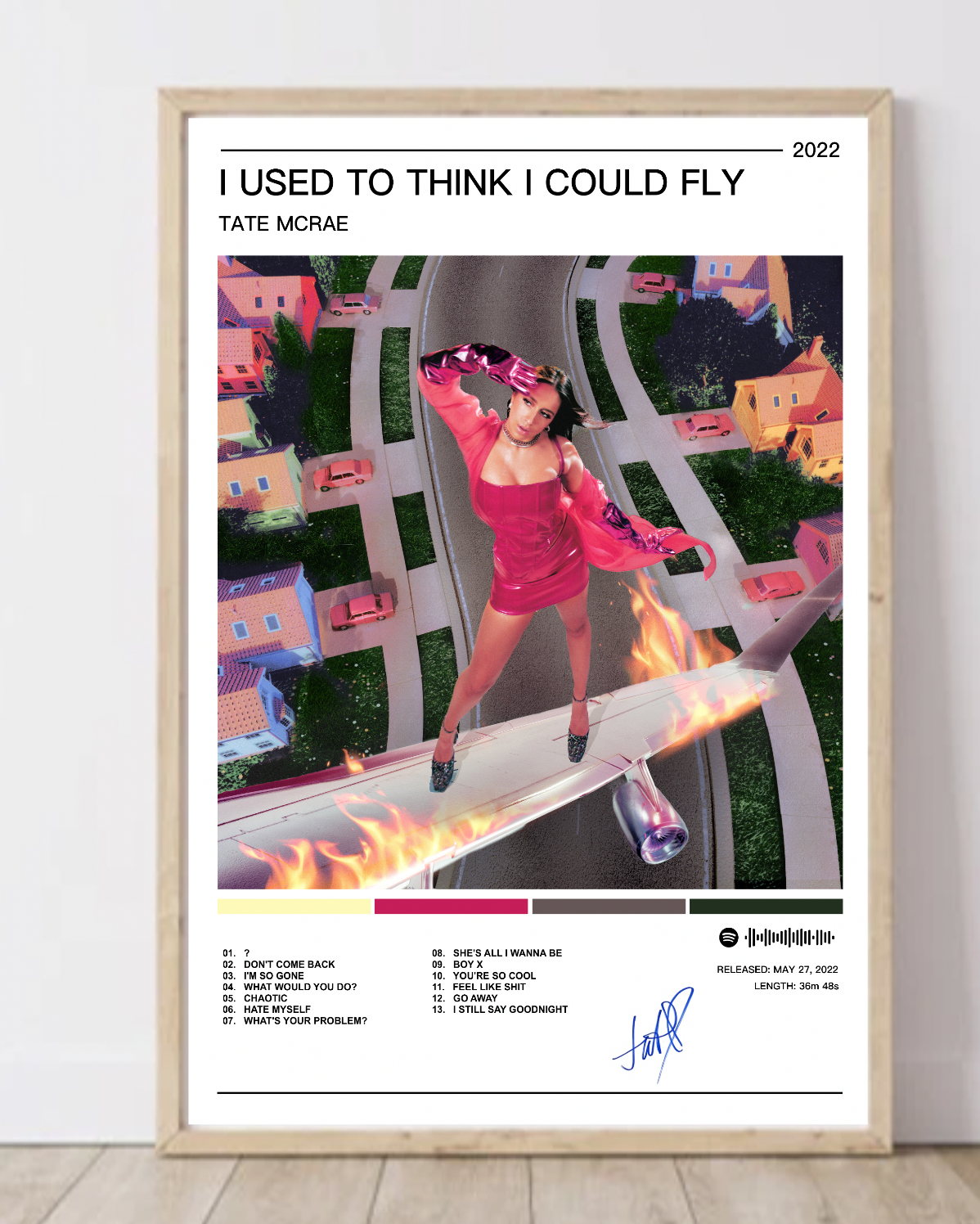 Tate McRae | I Used To Think I Could Fly Album Poster