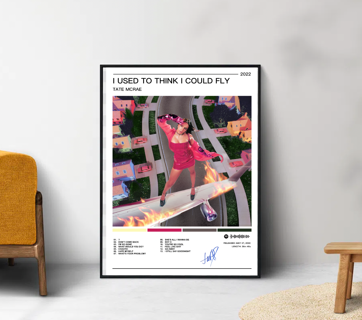 Tate McRae | I Used To Think I Could Fly Album Poster