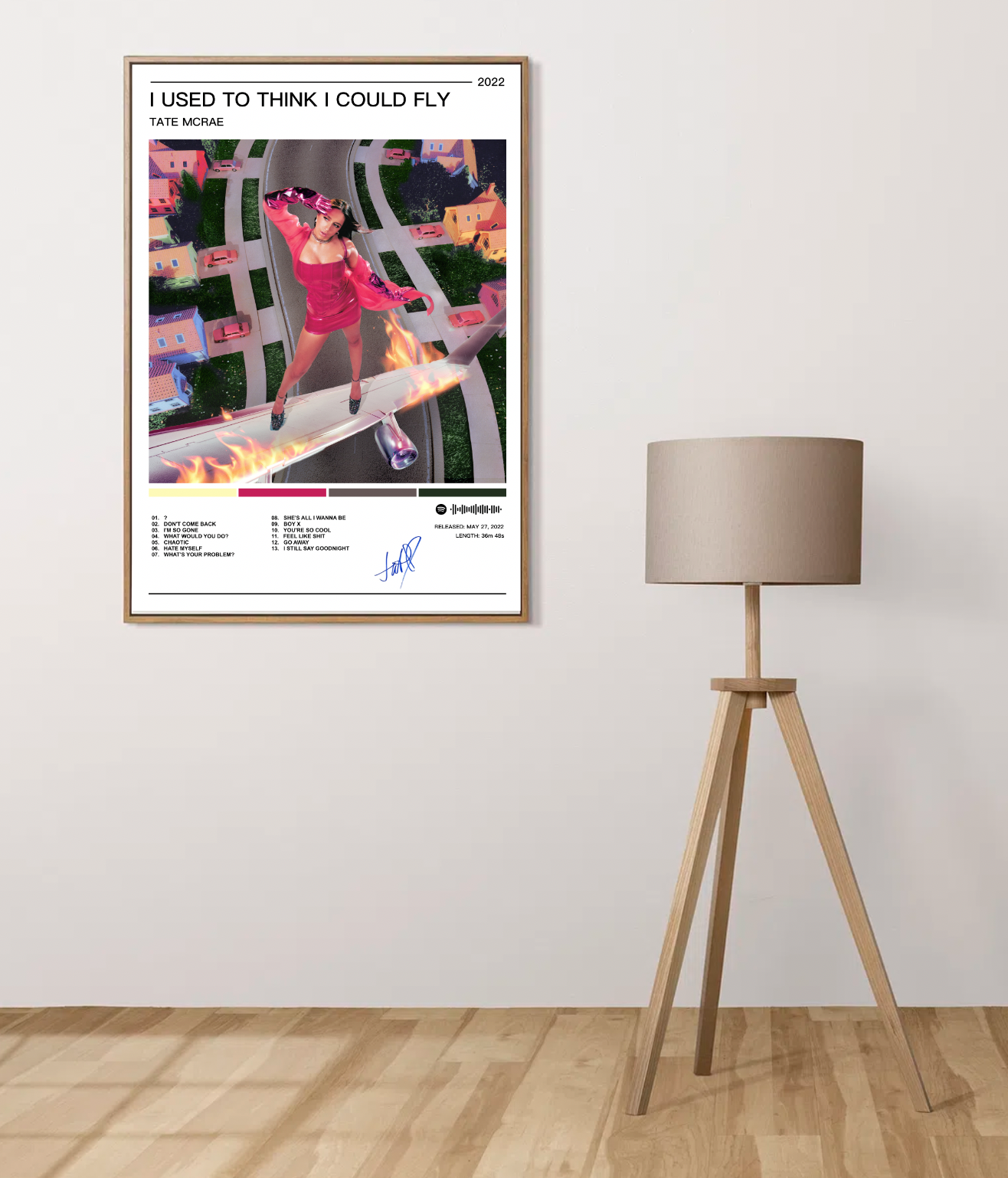 Tate McRae | I Used To Think I Could Fly Album Poster