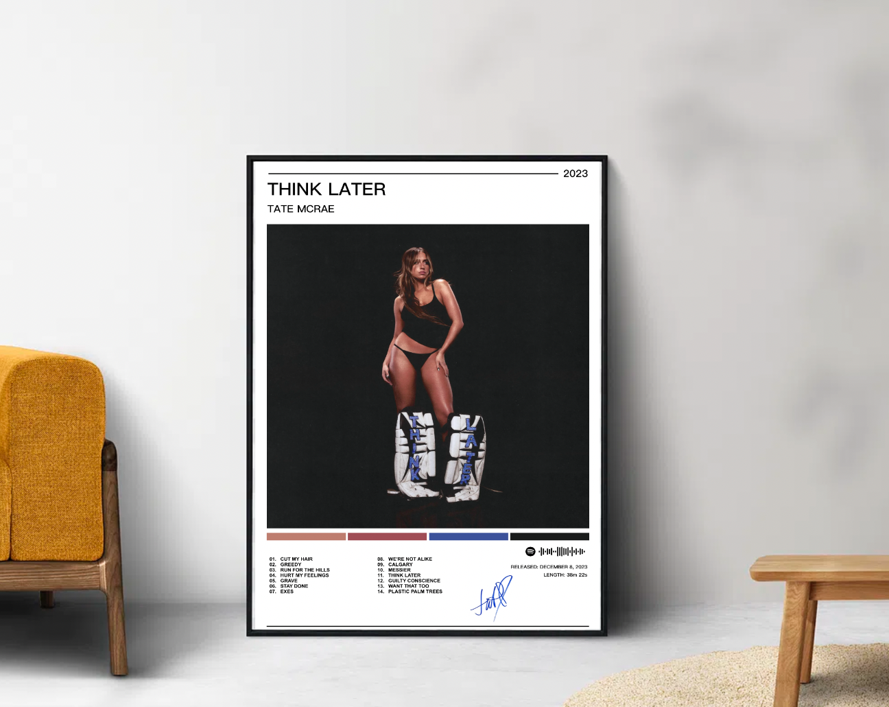 Tate McRae |  Think Later Album Poster