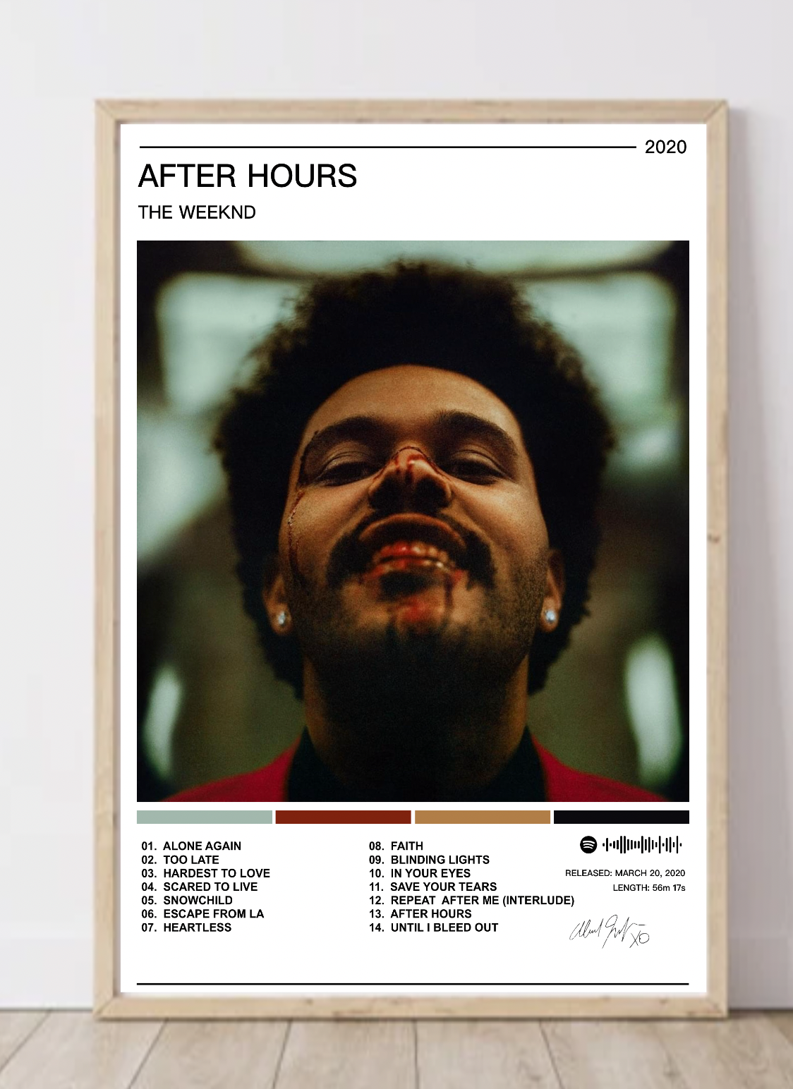 The Weeknd |  After Hours Album Poster