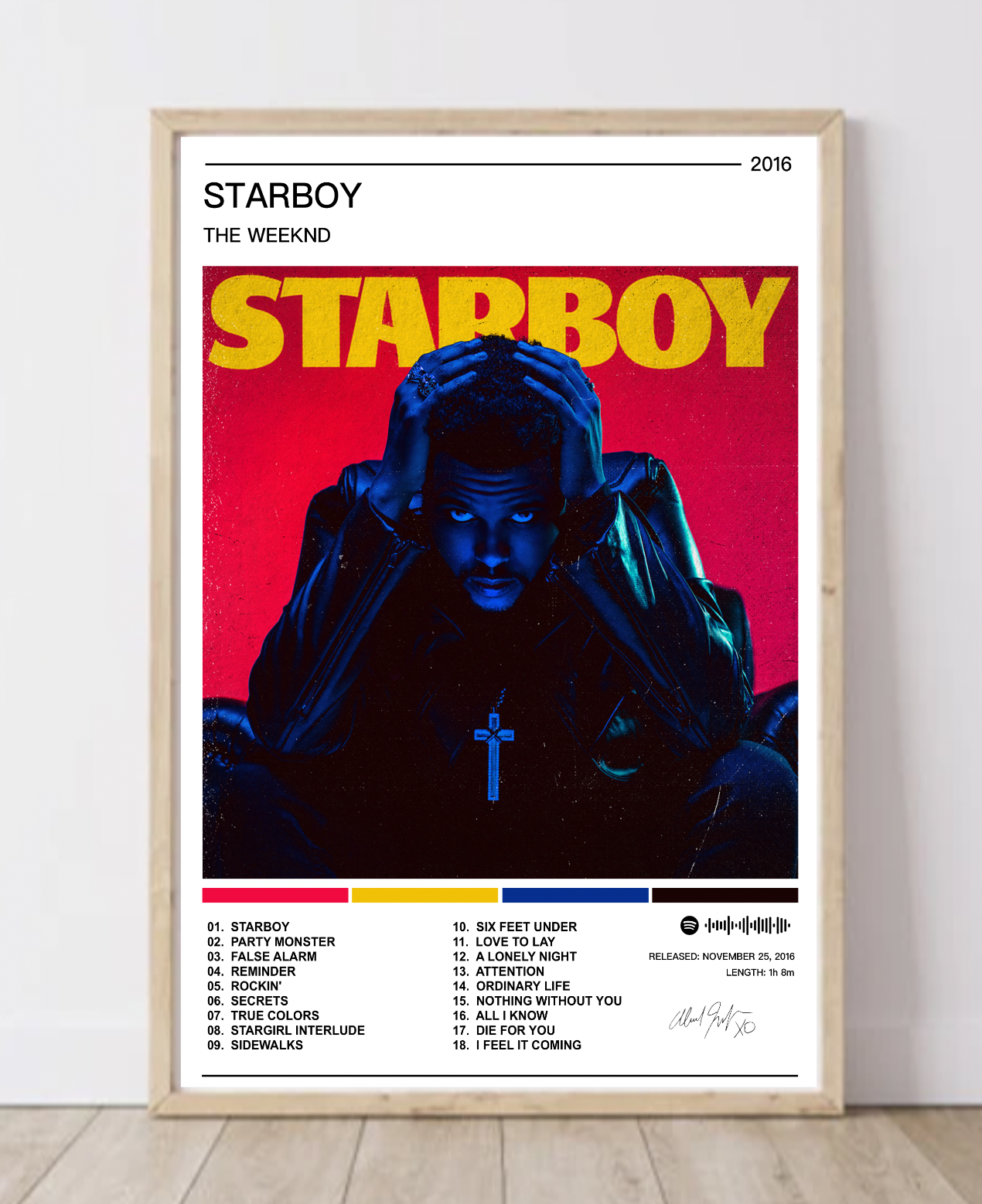 The Weeknd |  Starboy Album Poster