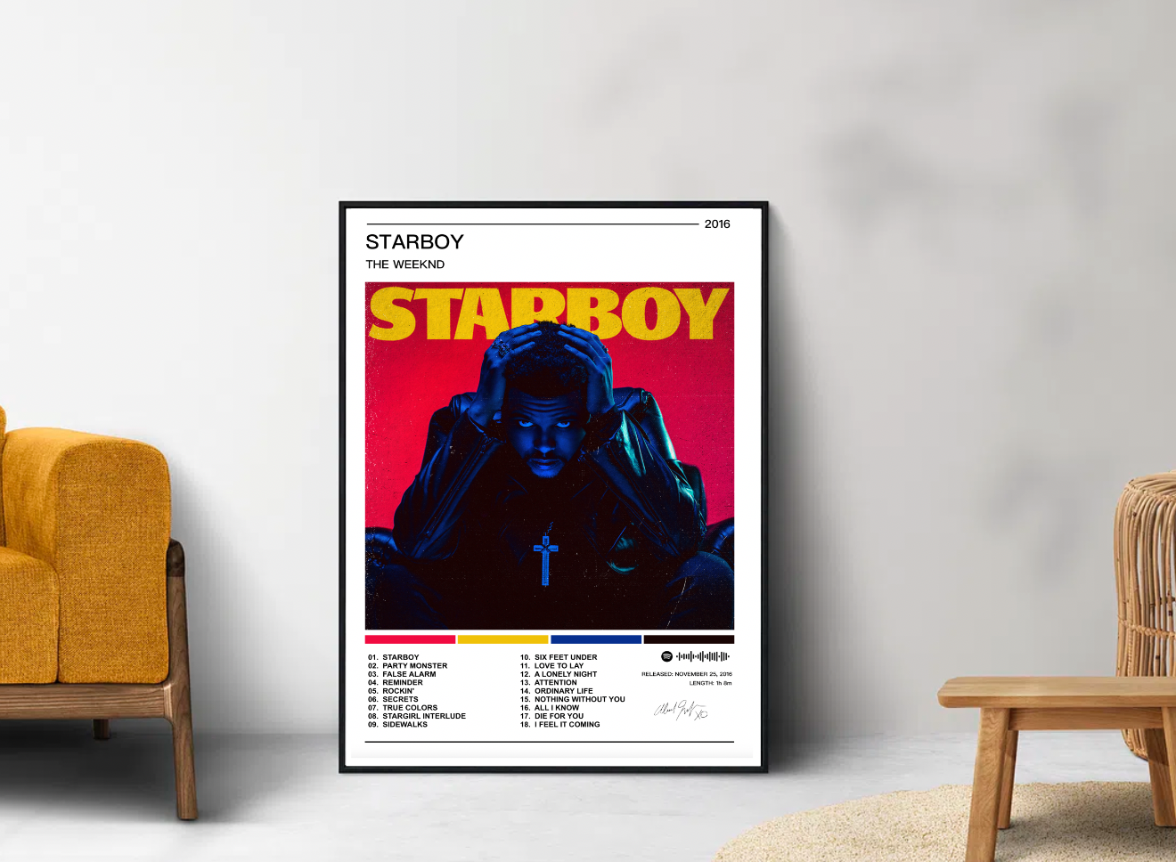 The Weeknd |  Starboy Album Poster