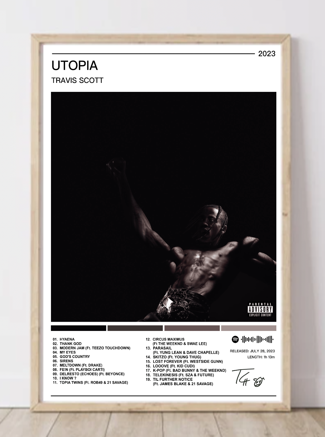 Travis Scott |  Utopia Album Poster